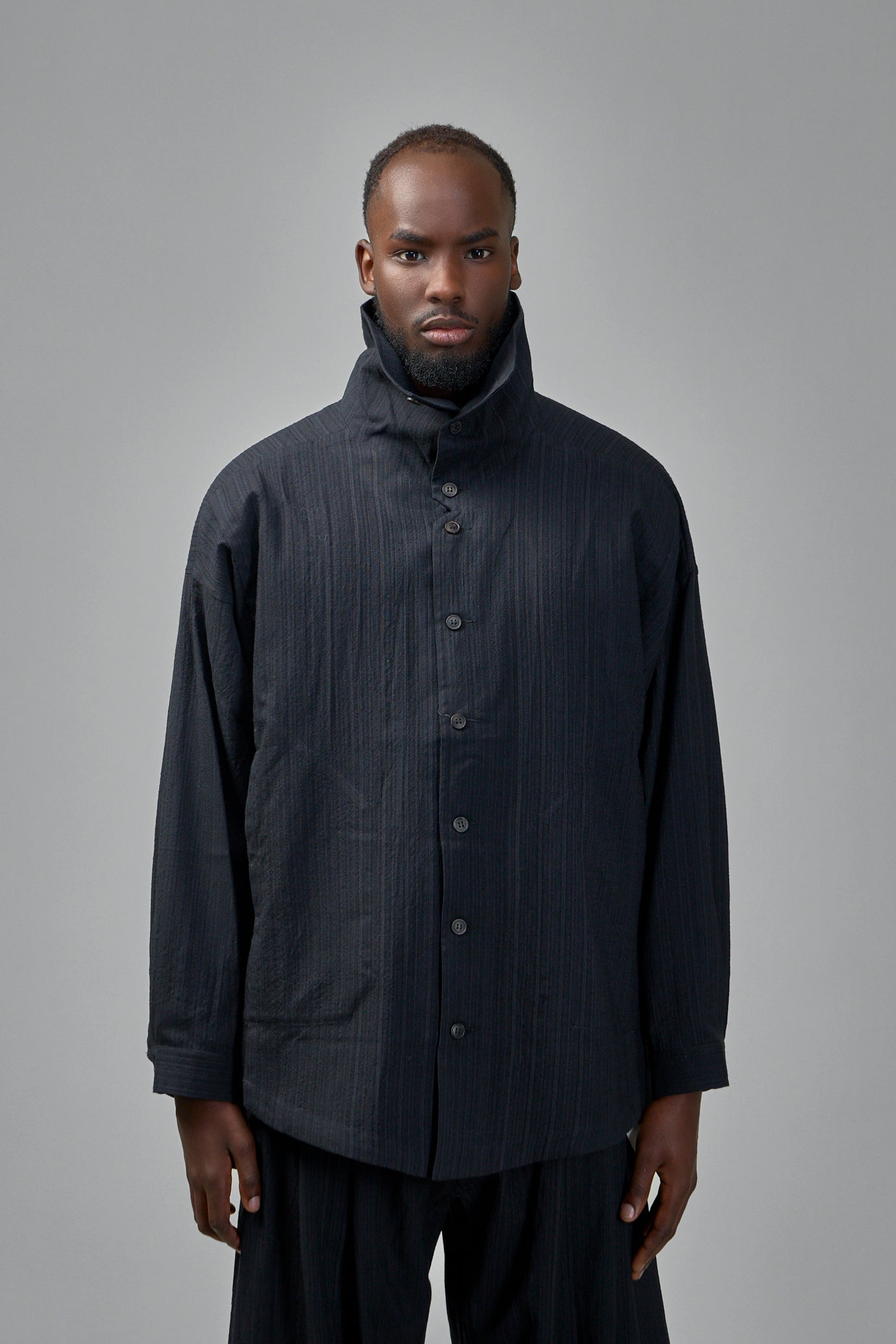 Shirt#110 Medium Seersucker