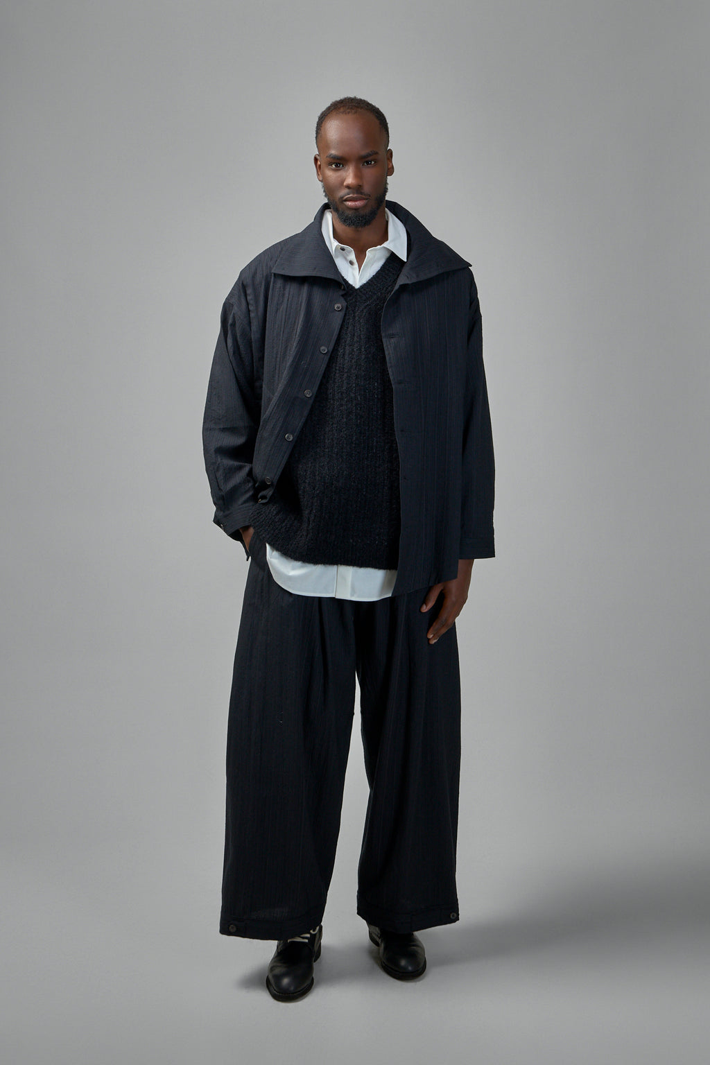 Trousers#87 Medium Seersucker