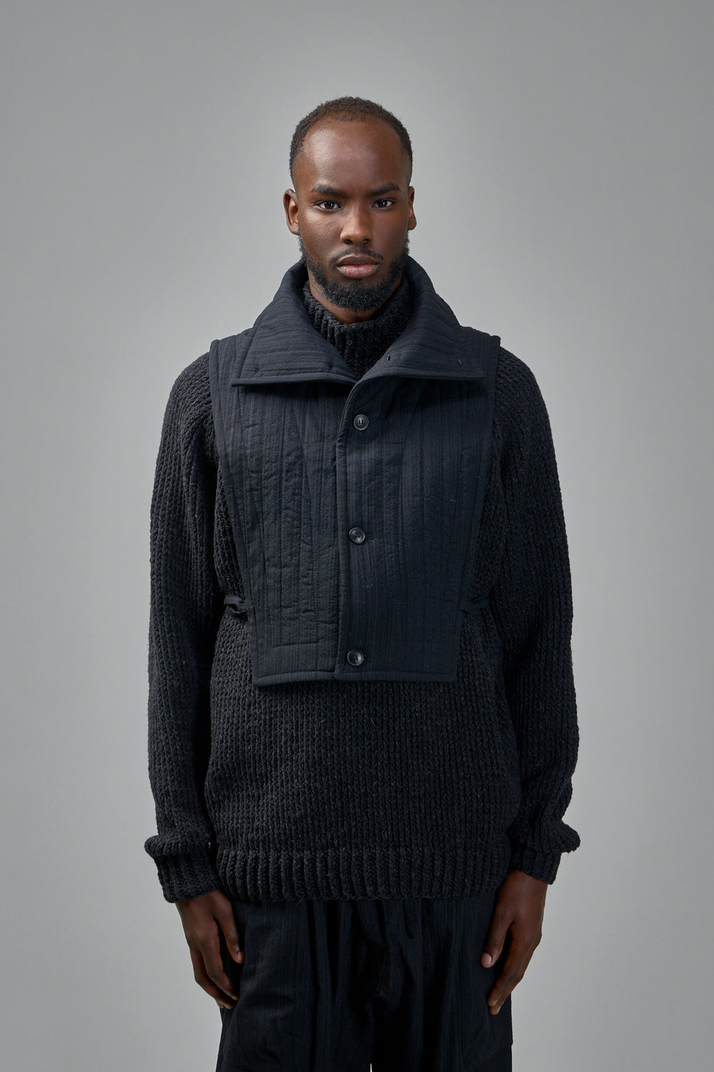 Collar Piece#2 Medium Seersucker