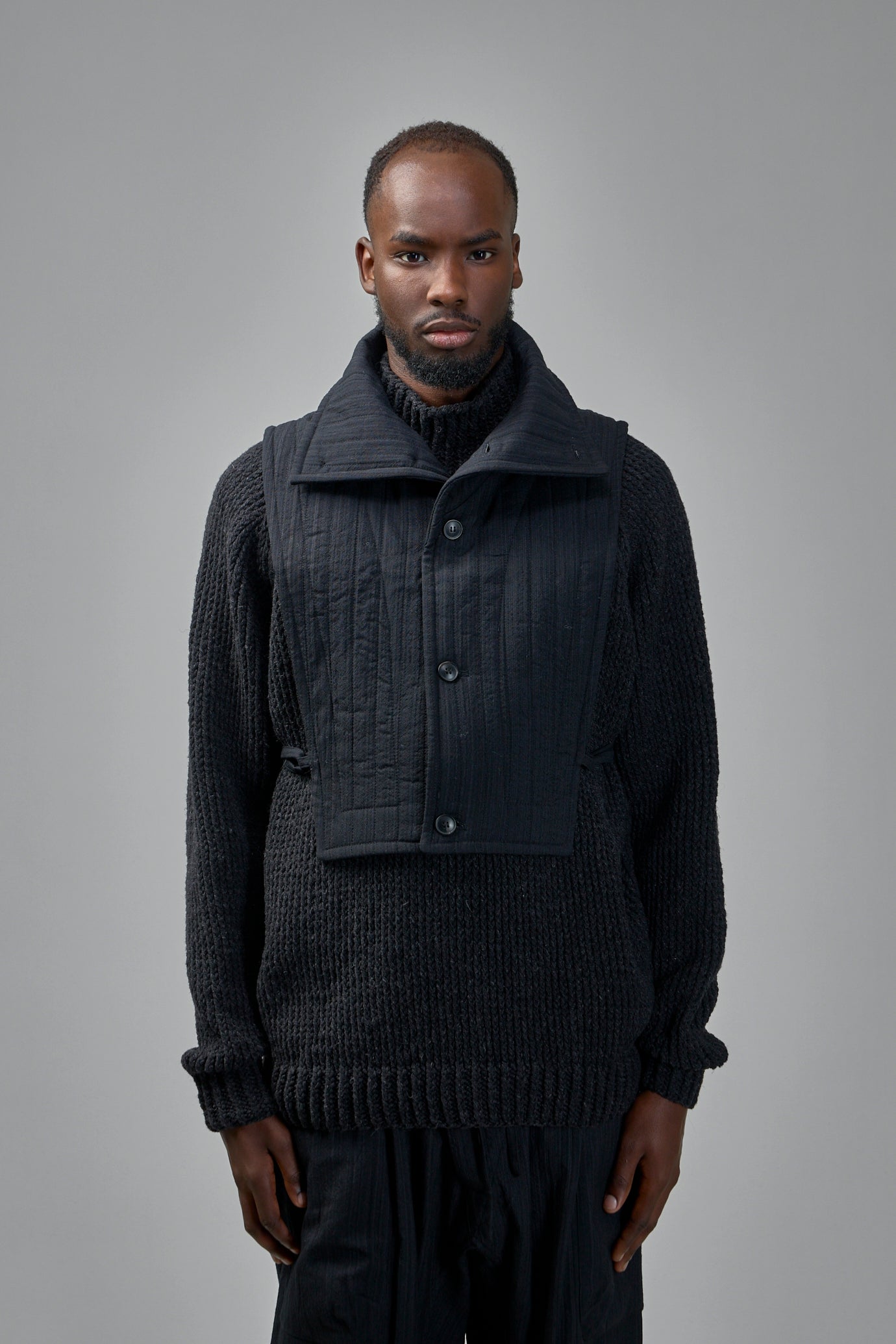 Collar Piece#2 Medium Seersucker