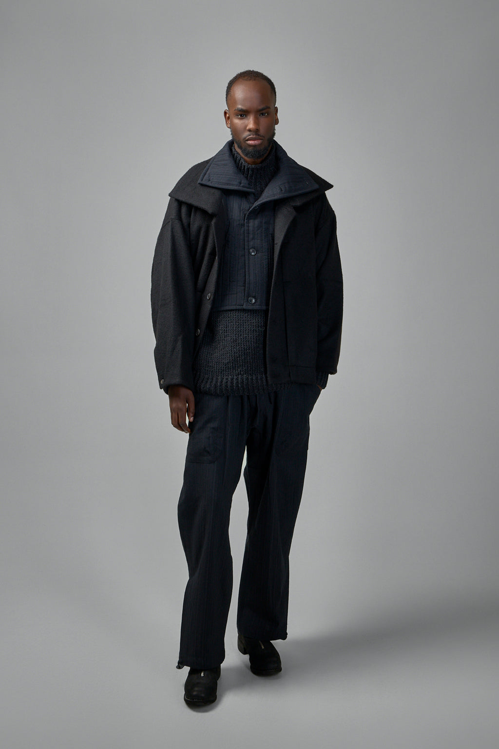 Collar Piece#2 Medium Seersucker