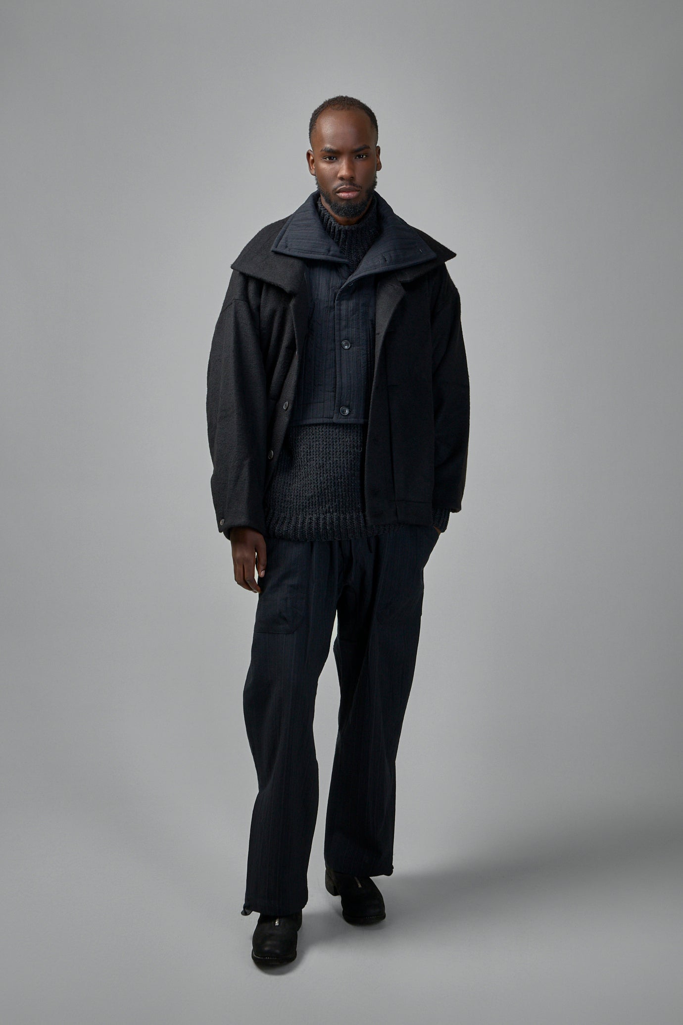 Collar Piece#2 Medium Seersucker