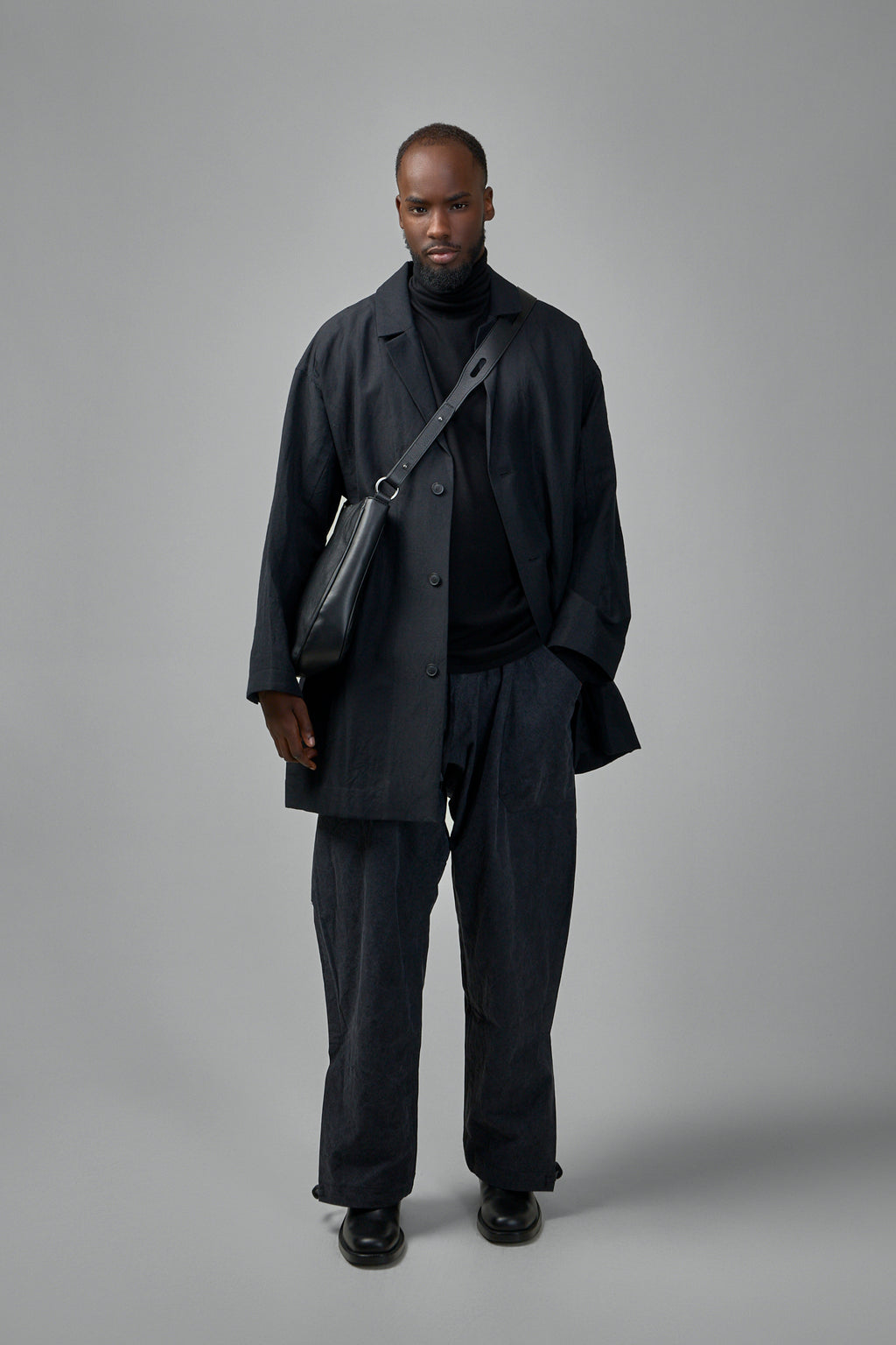 Coat#33 Linen Wool Twill