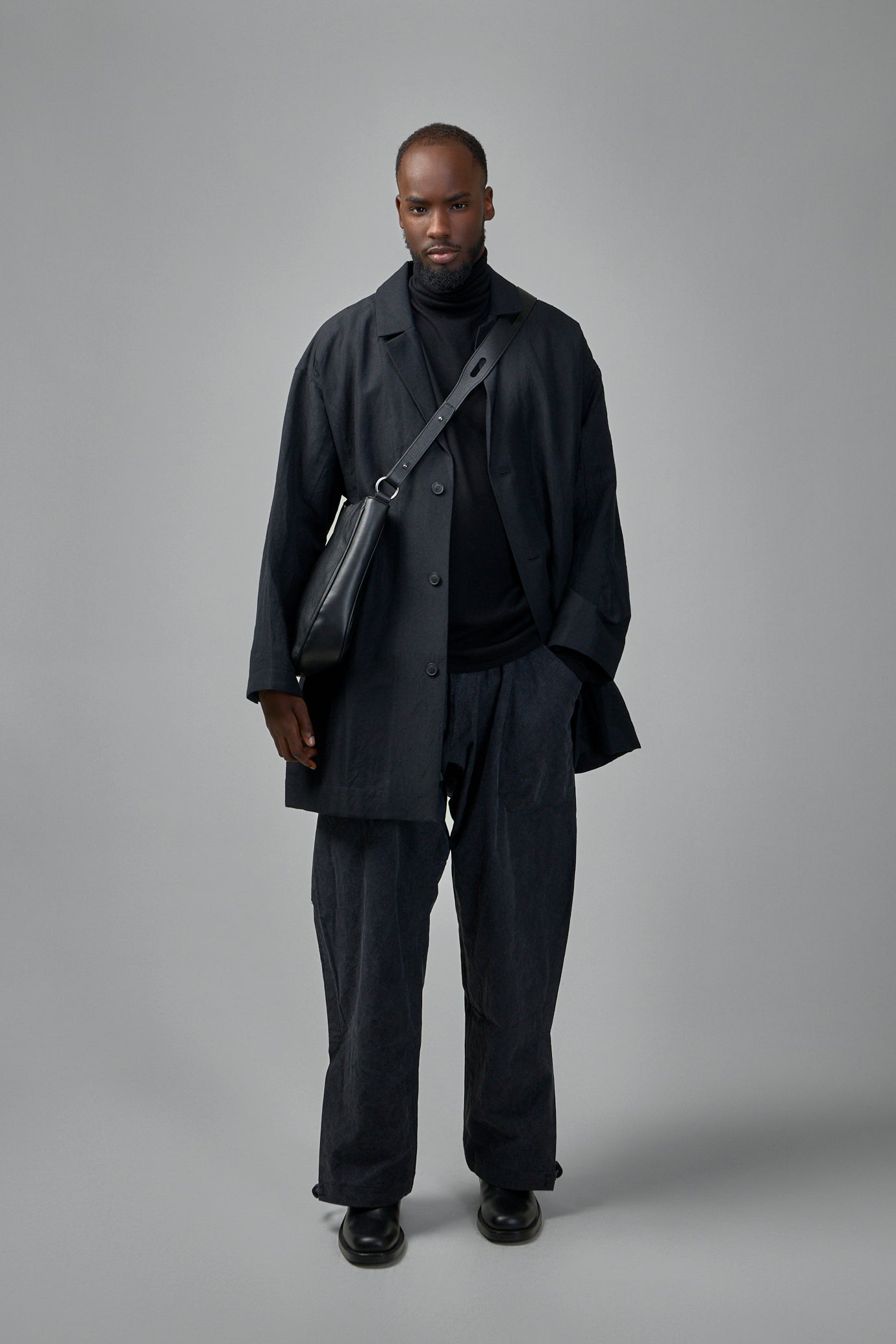 Coat#33 Linen Wool Twill