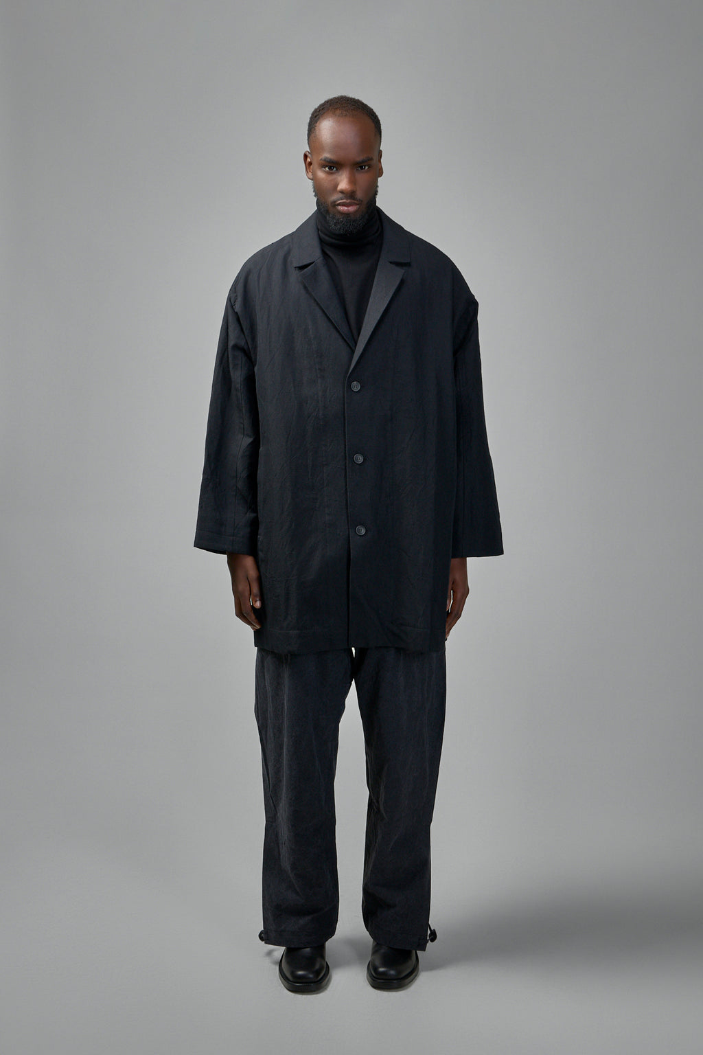 Coat#33 Linen Wool Twill