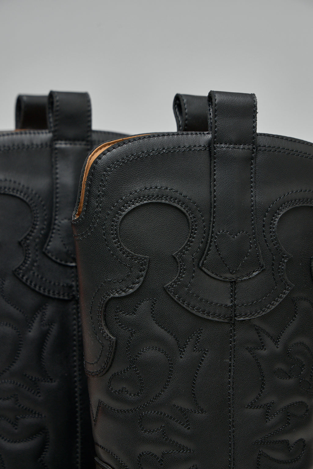 Mid Shaft Embroidered Western Boots