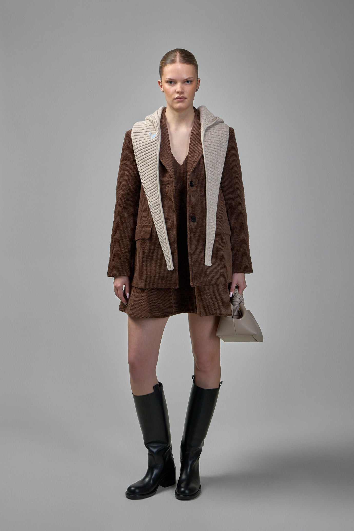 Seersucker Corduroy Blazer