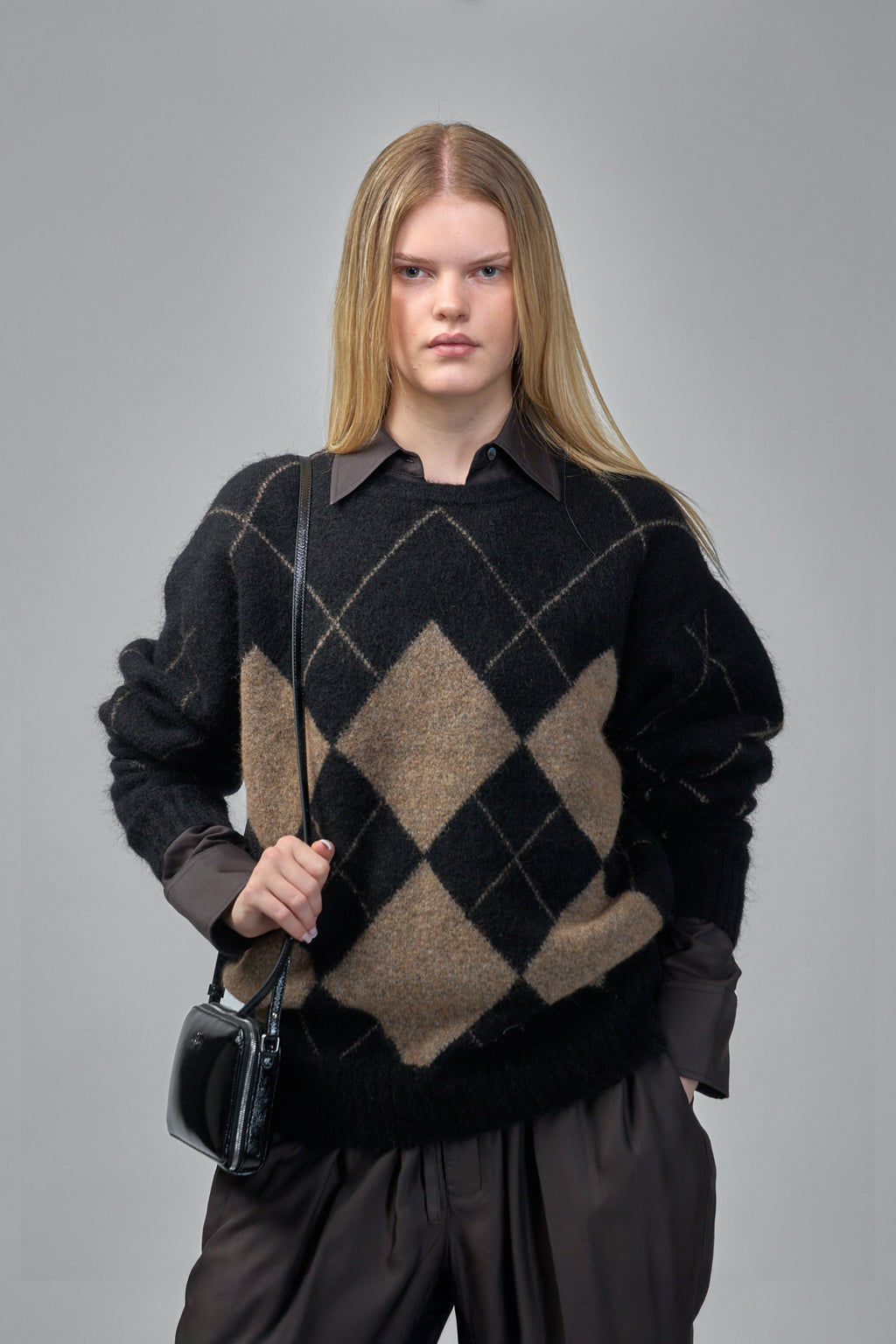 Argyle jumper