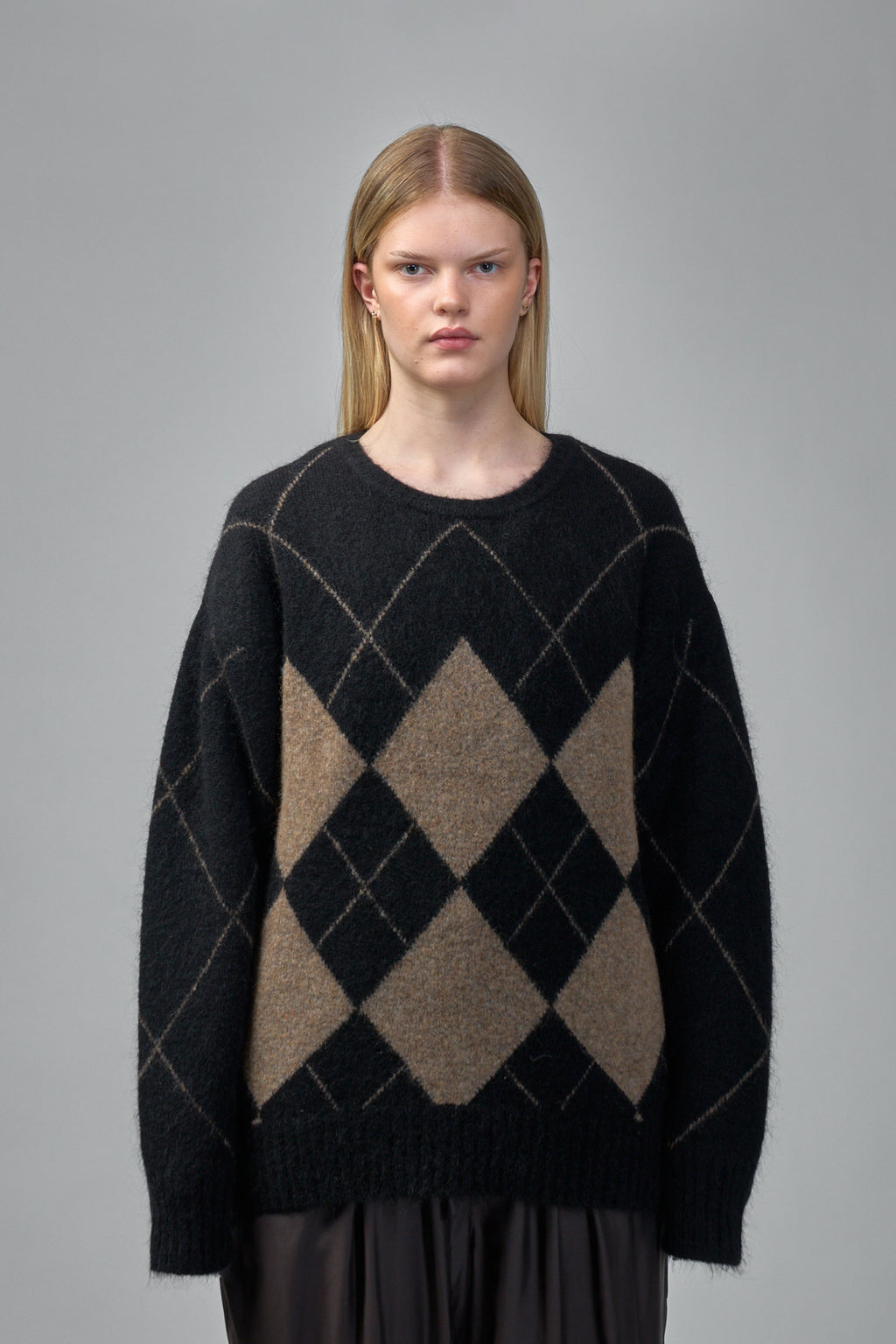 Argyle jumper