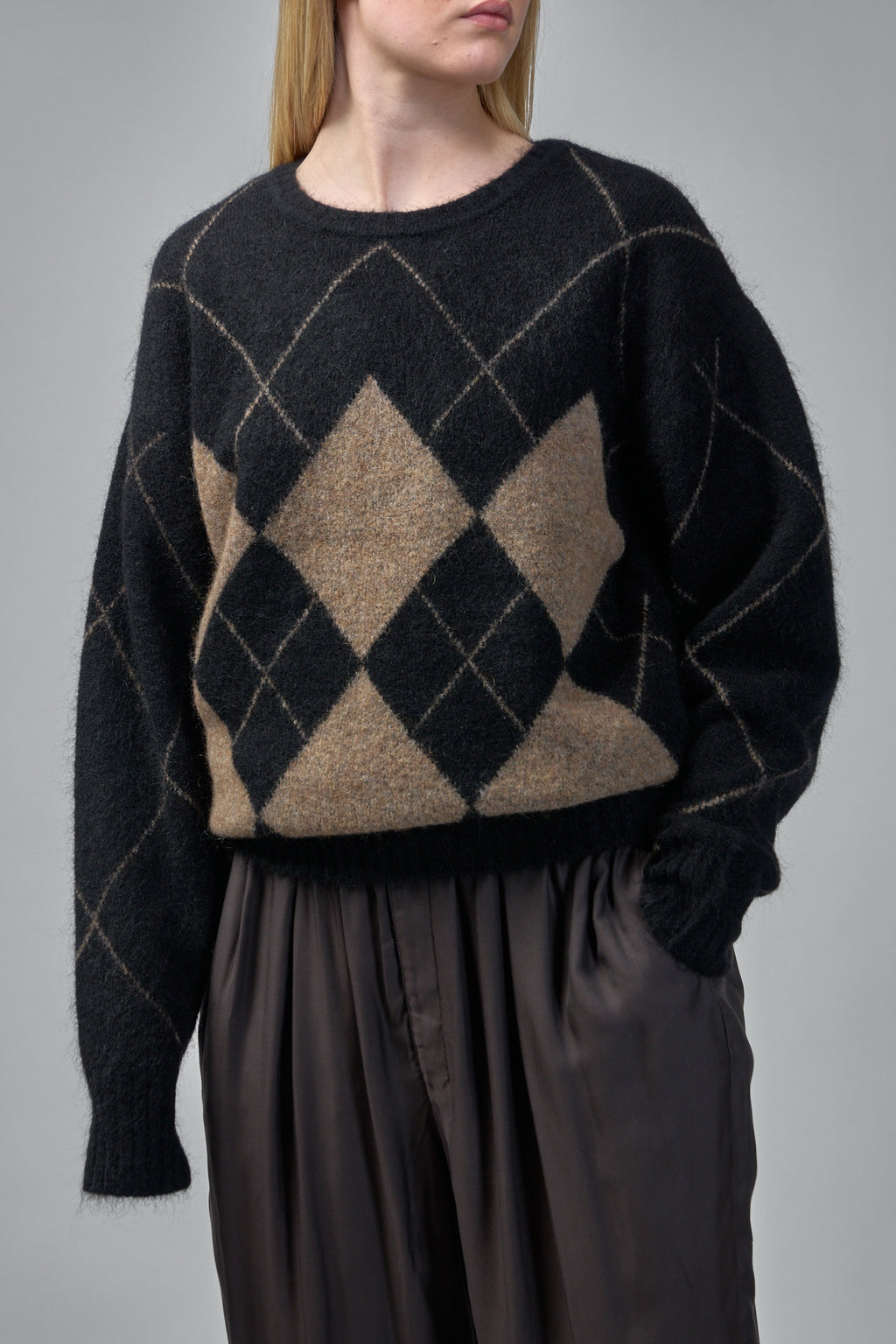 Argyle jumper
