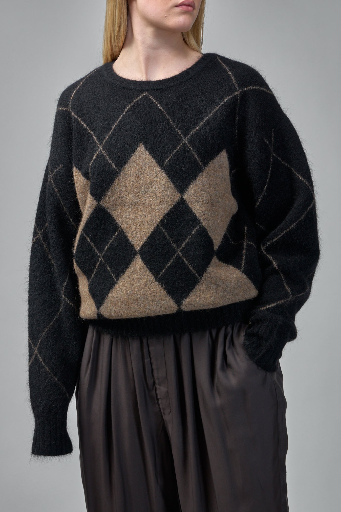 Argyle jumper
