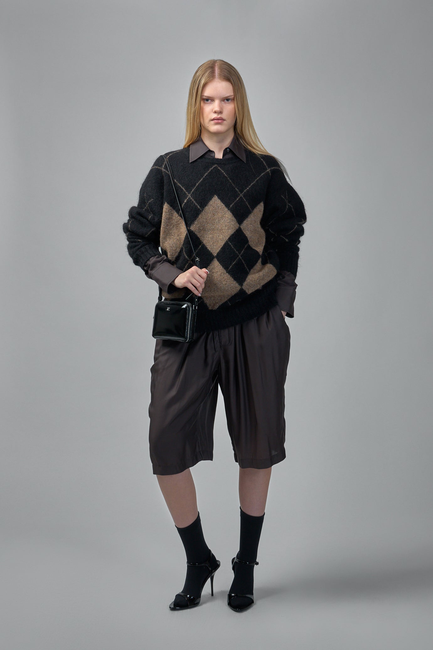 Argyle jumper