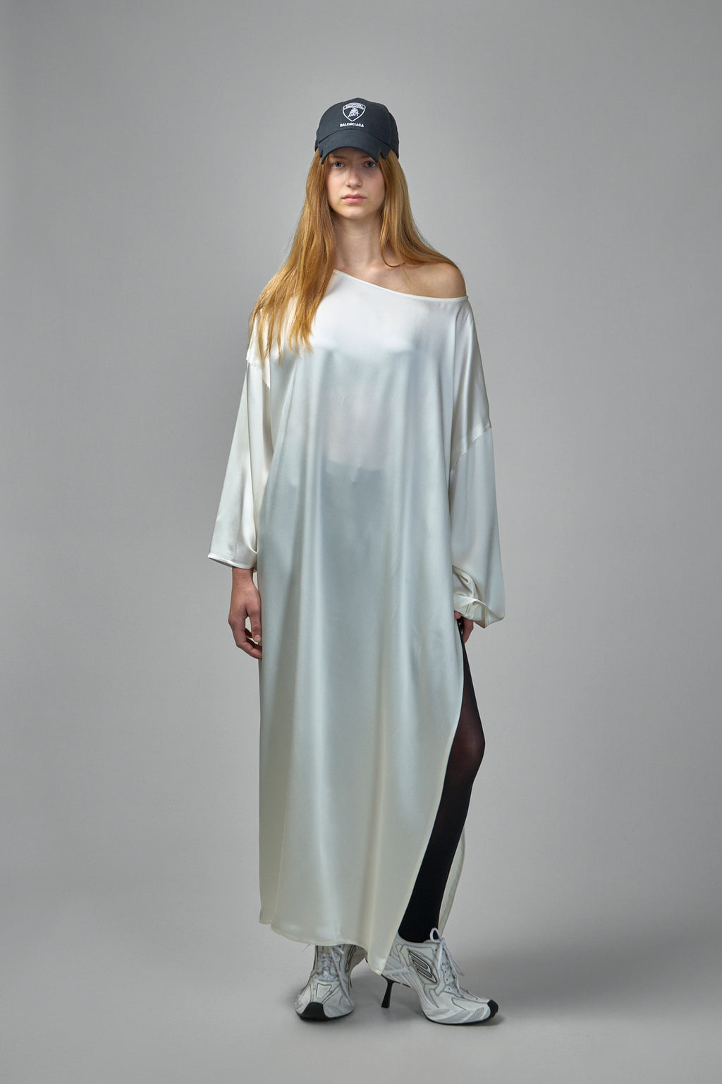 Flag Big Satin Dress