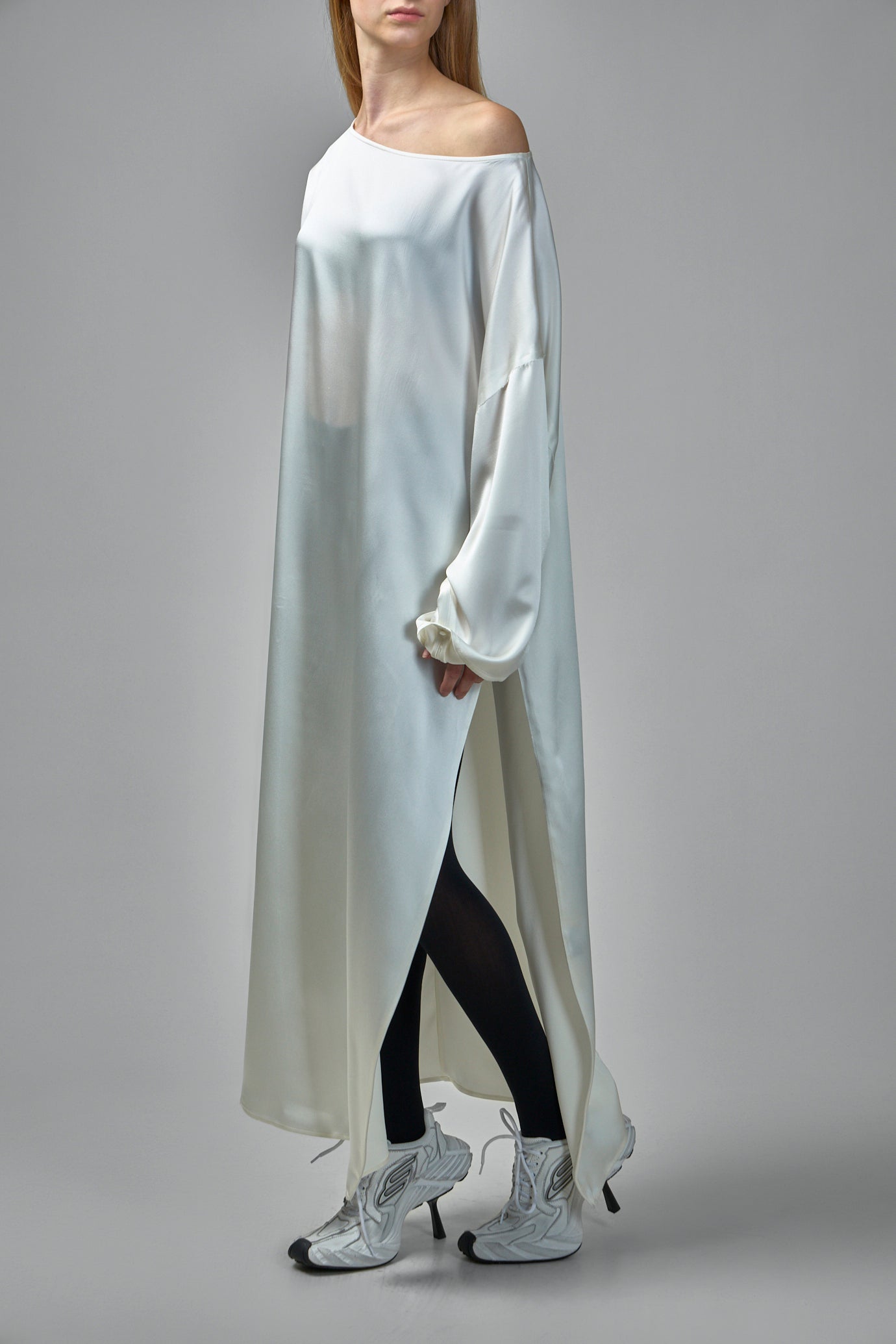 Flag Big Satin Dress