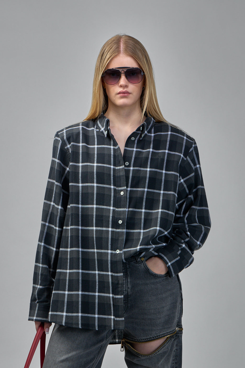 Classic Oversized 1980s Mens Shirt