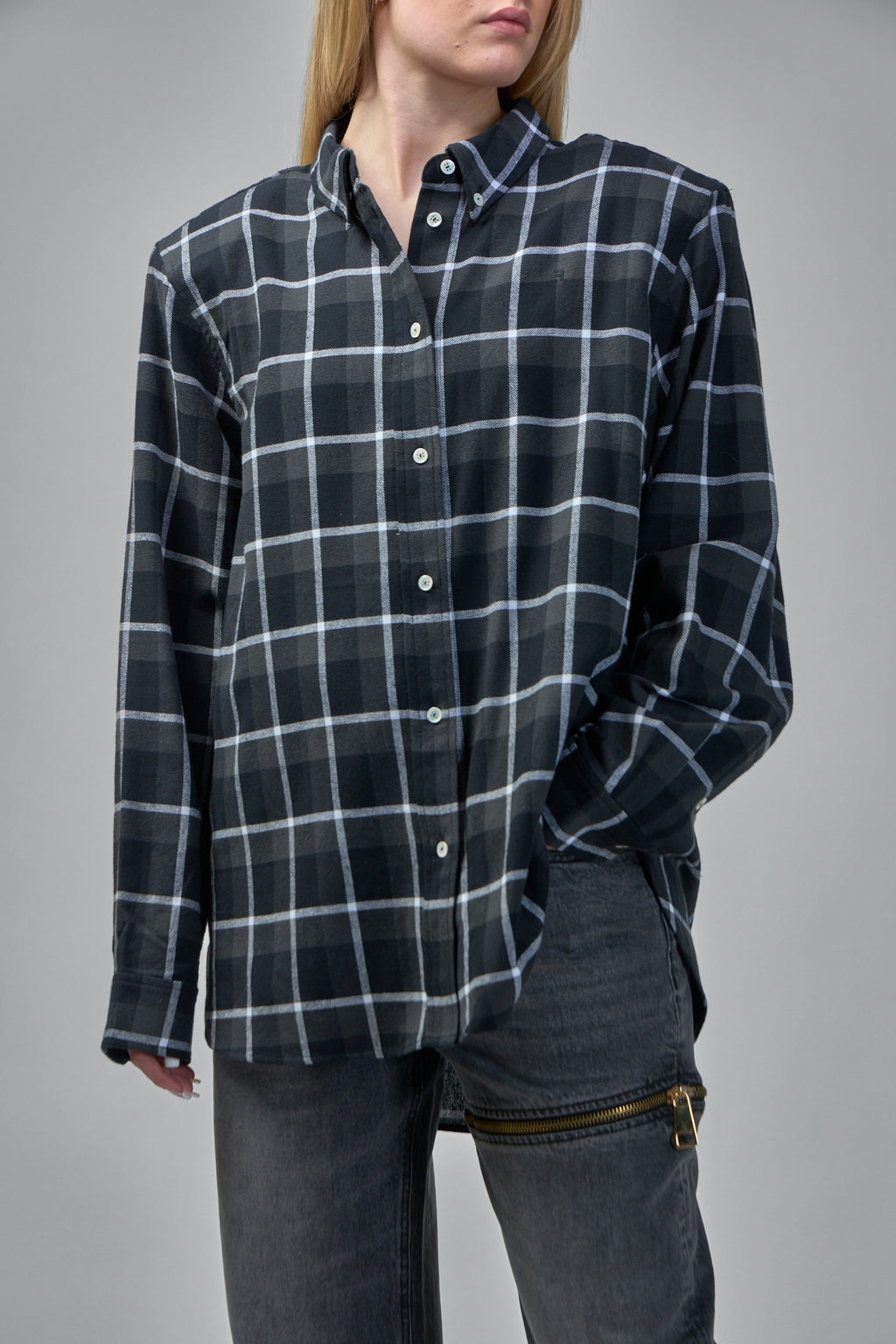 Classic Oversized 1980s Mens Shirt