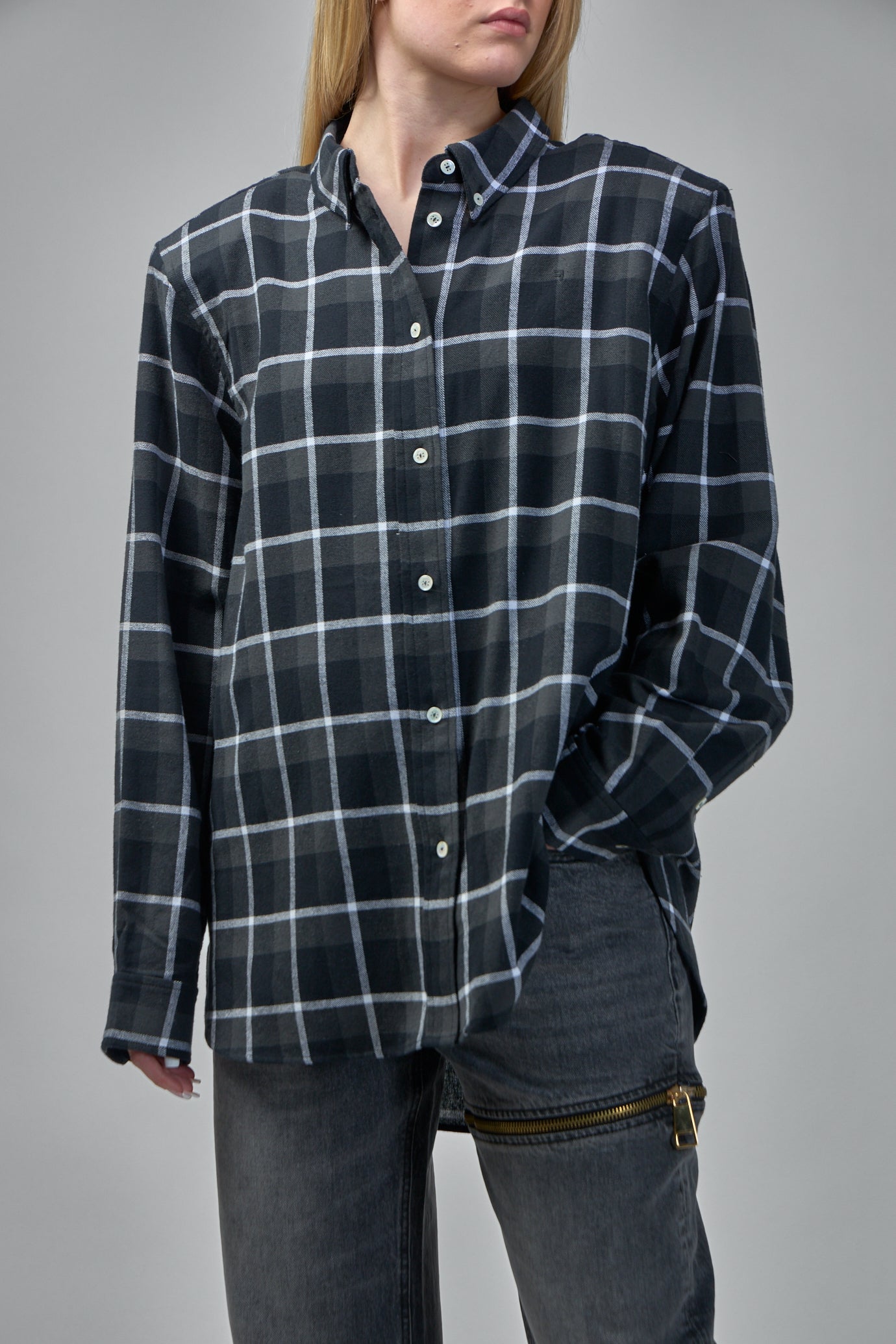 Classic Oversized 1980s Mens Shirt