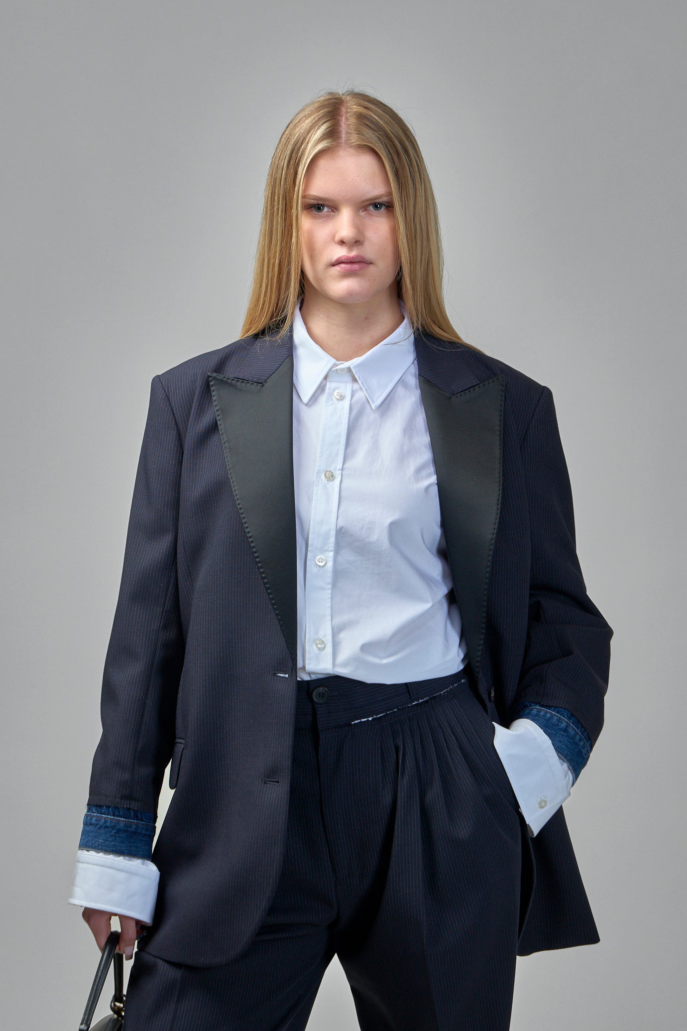 Devotion Pinstripe Blazer