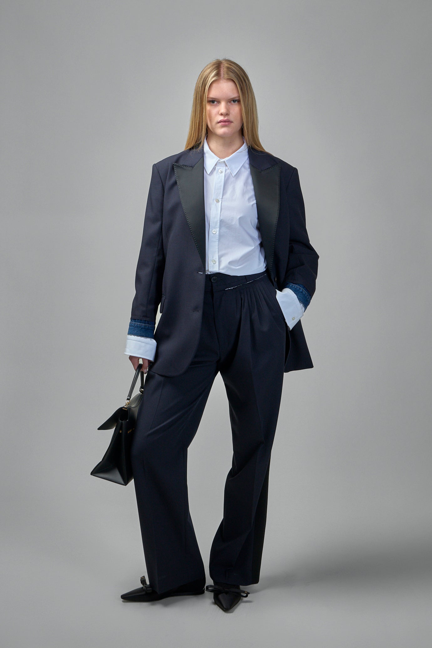 Devotion Pinstripe Blazer