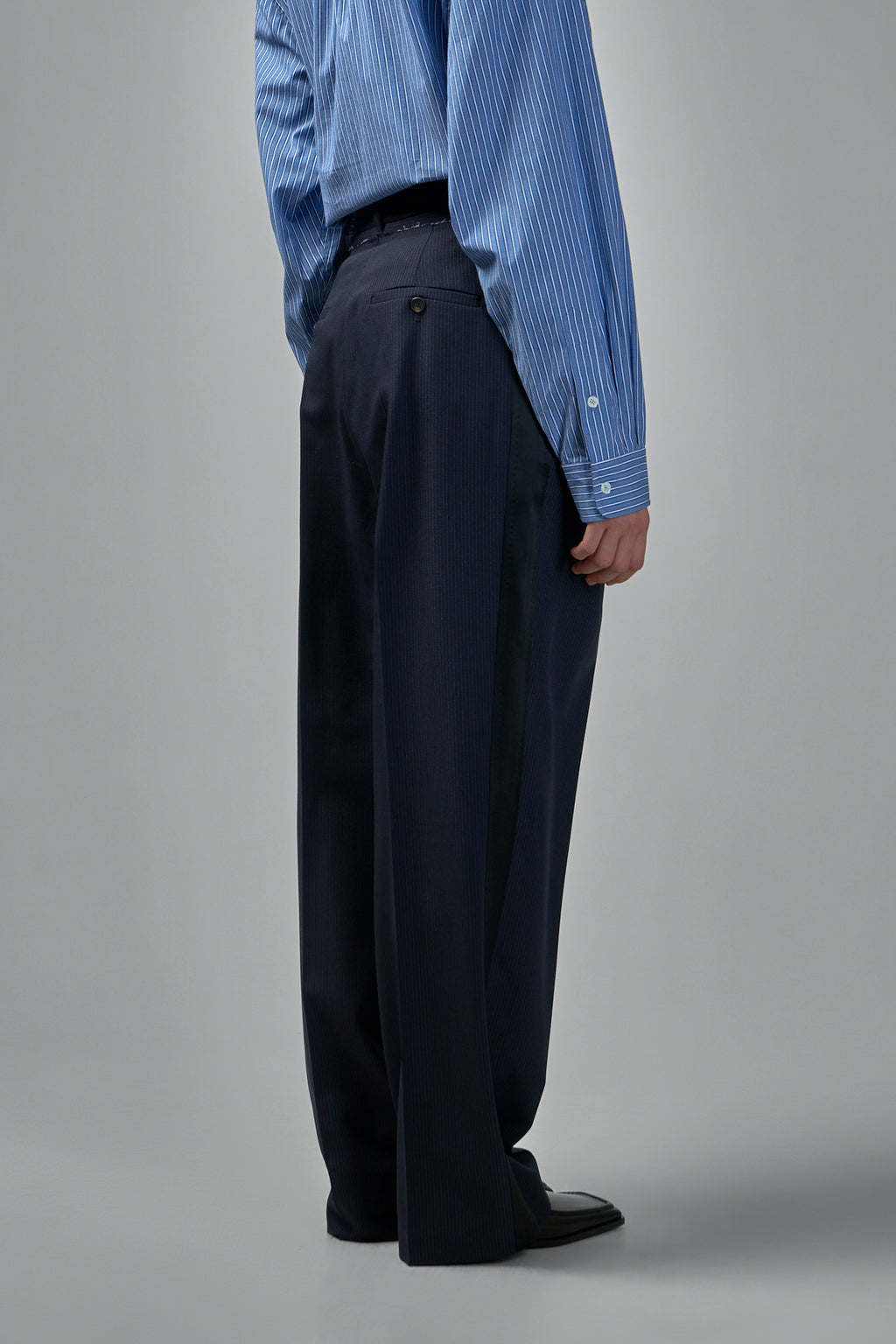 Jump Pinstripe Pleat Pants