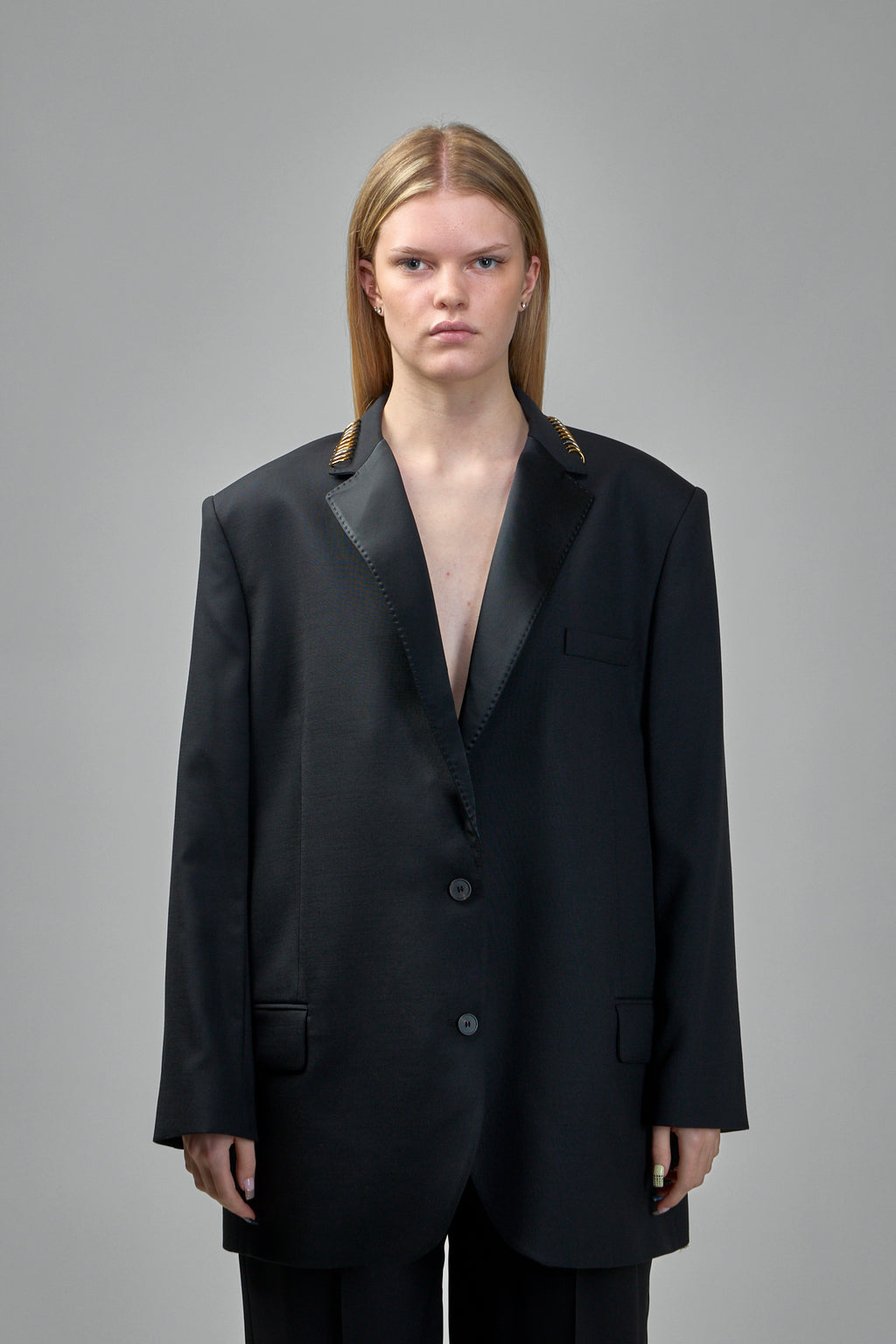 TUX XXXL Oversized Ringed Blazer