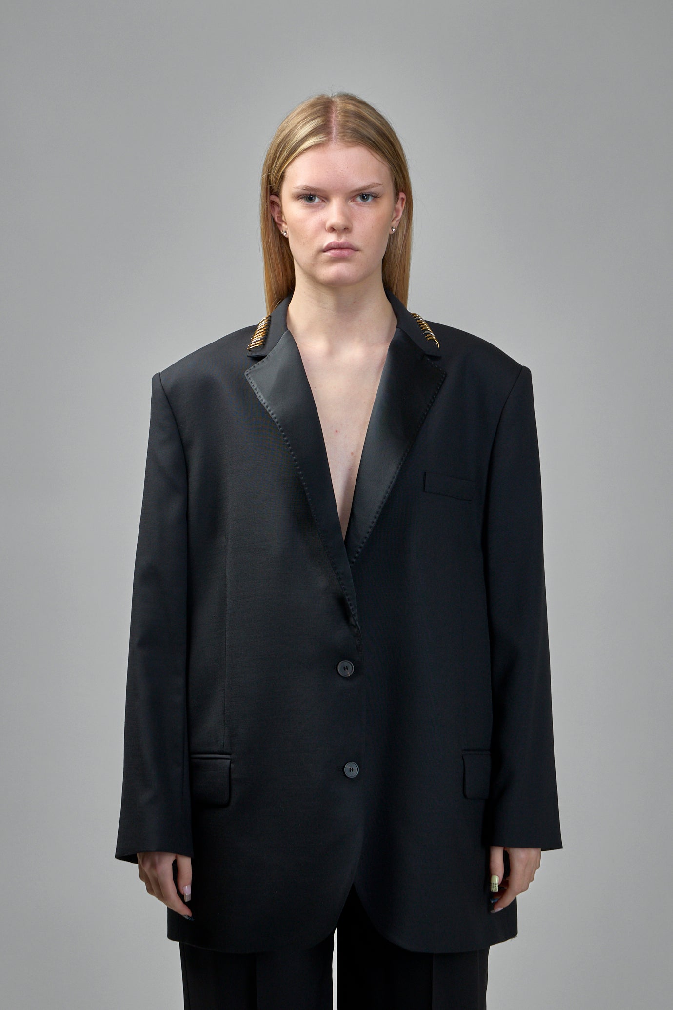 TUX XXXL Oversized Ringed Blazer