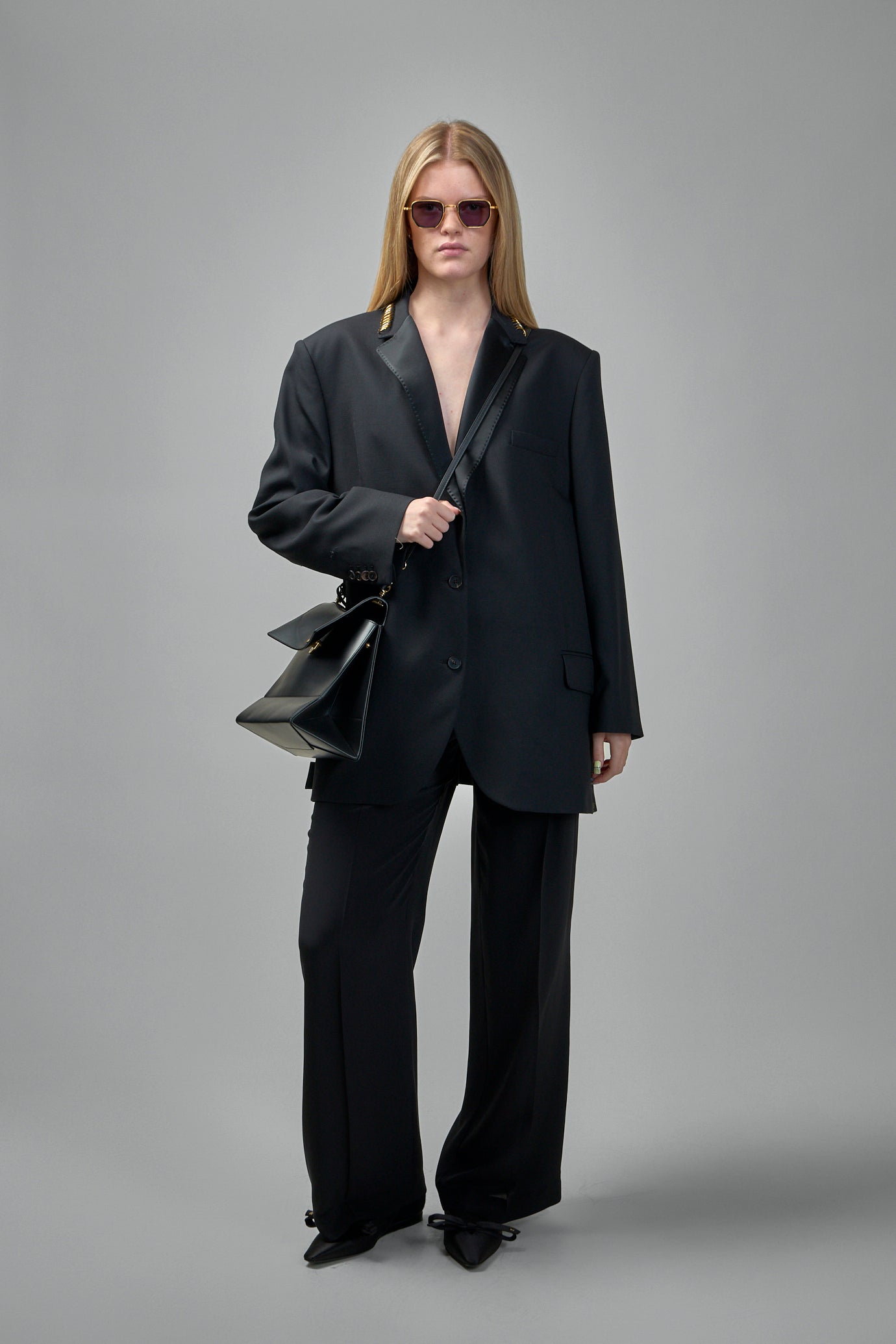 TUX XXXL Oversized Ringed Blazer