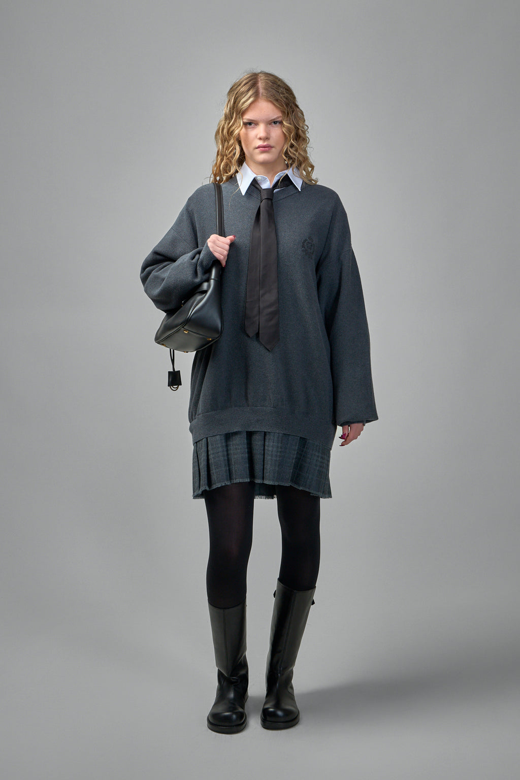 Layered Sweater Dress