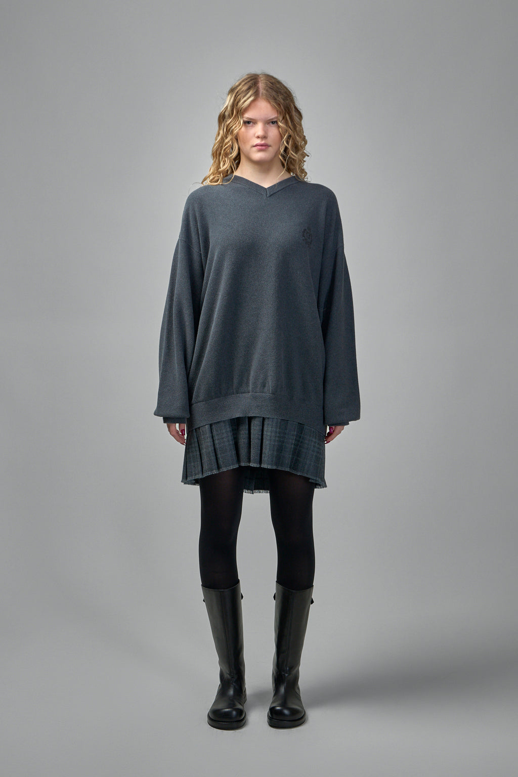 Layered Sweater Dress