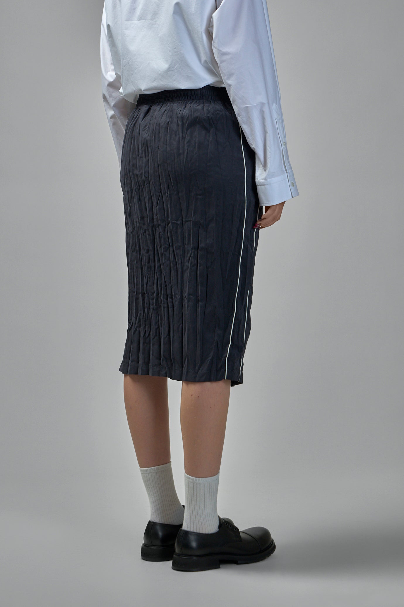 Pleated Tracksuit Dress