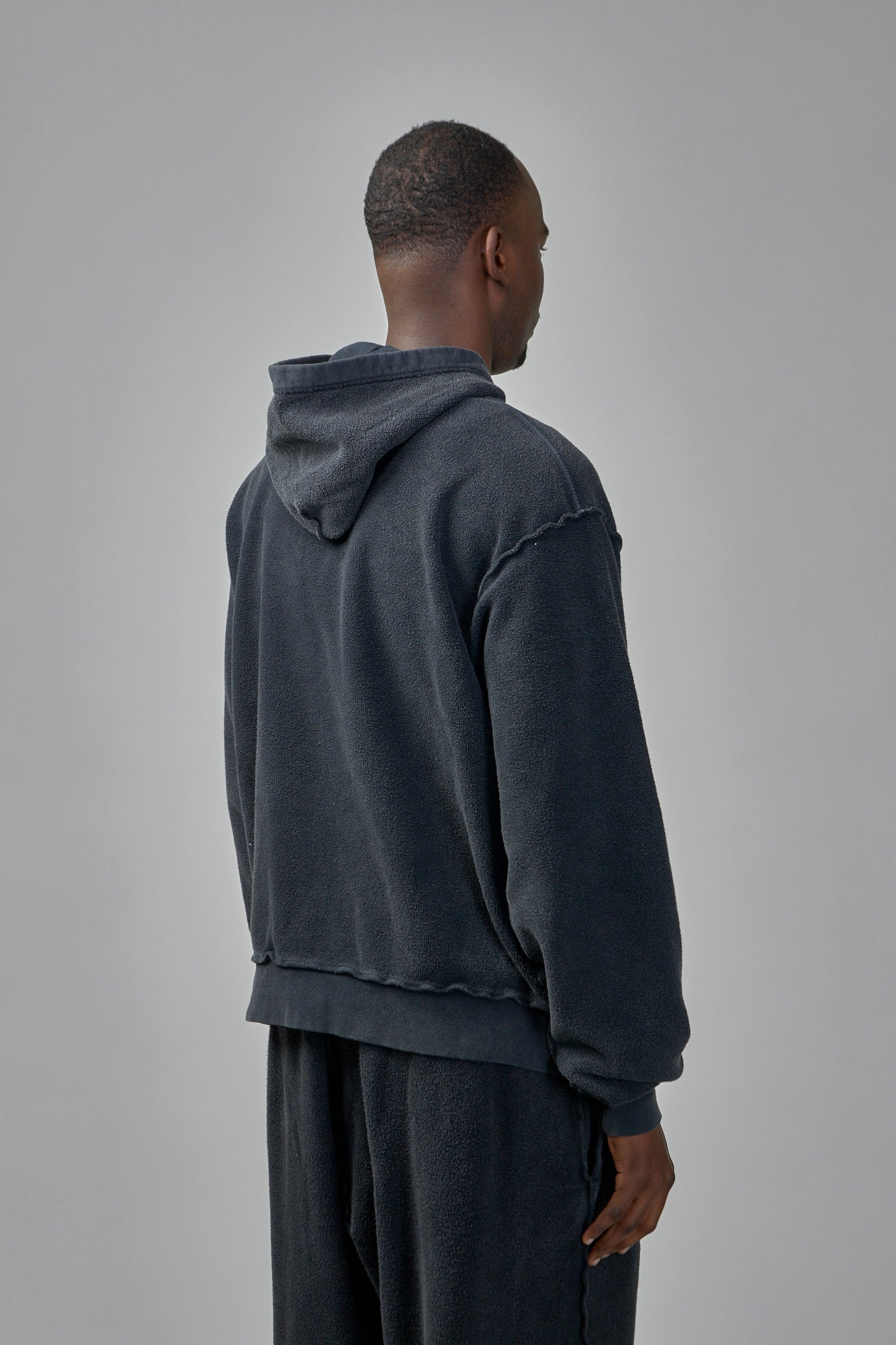 Inside-Out Zip-Up Hoodie