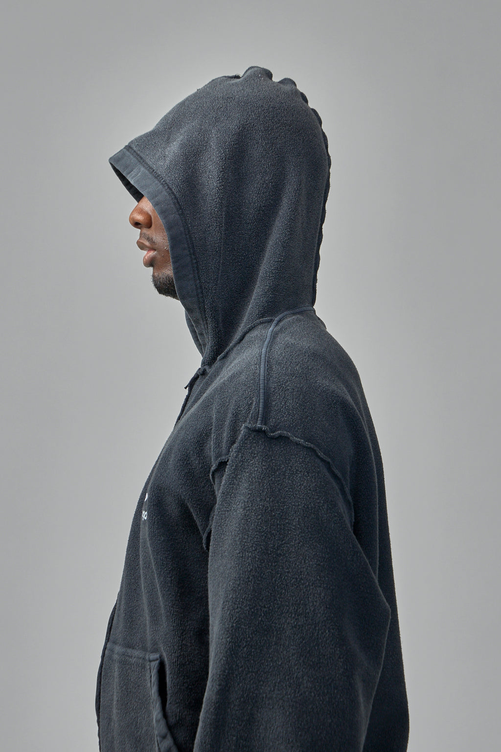 Inside-Out Zip-Up Hoodie