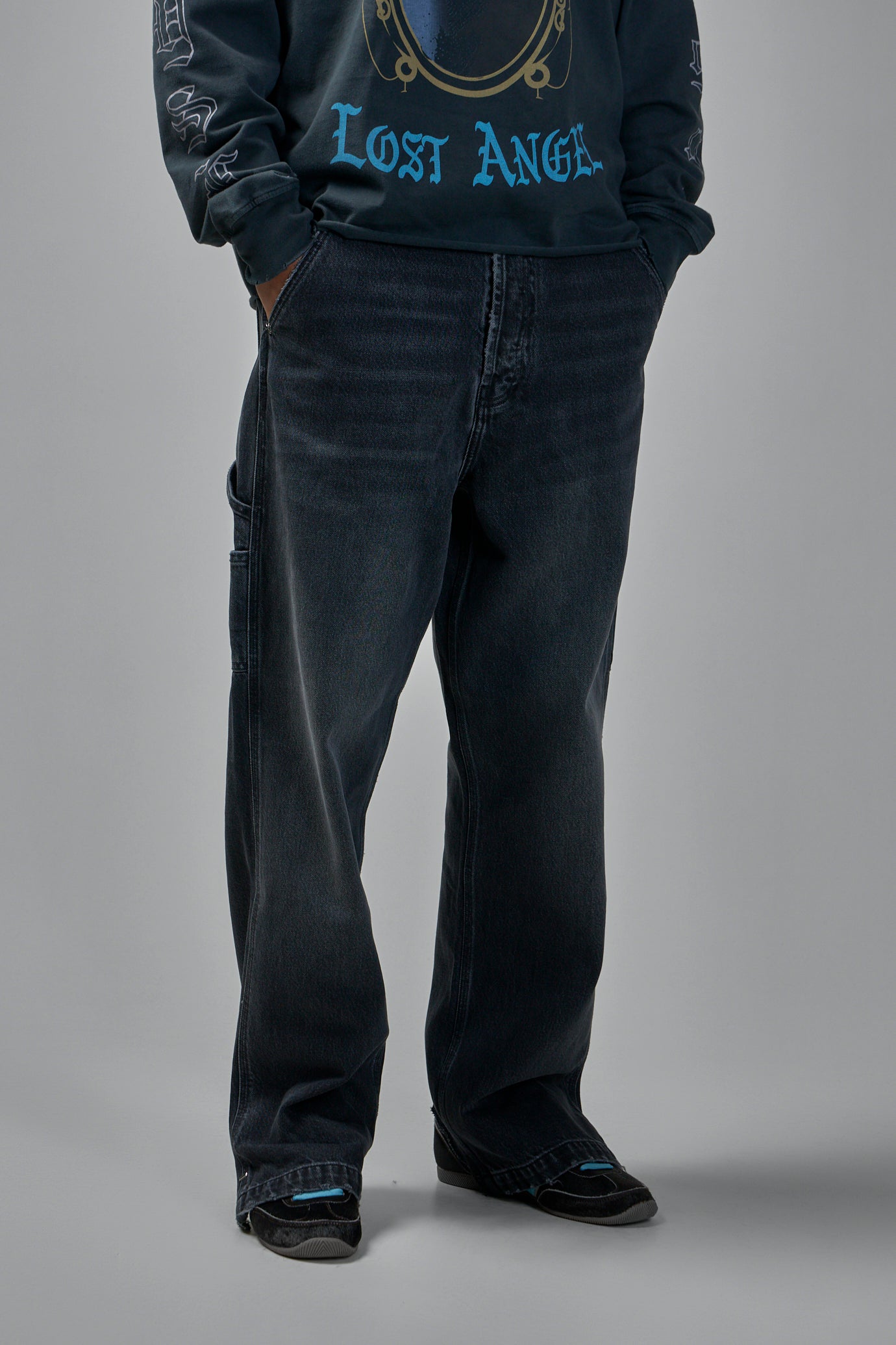 Phrase Work Zip Denim