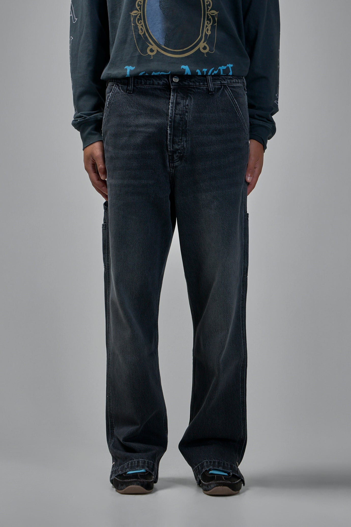 Phrase Work Zip Denim