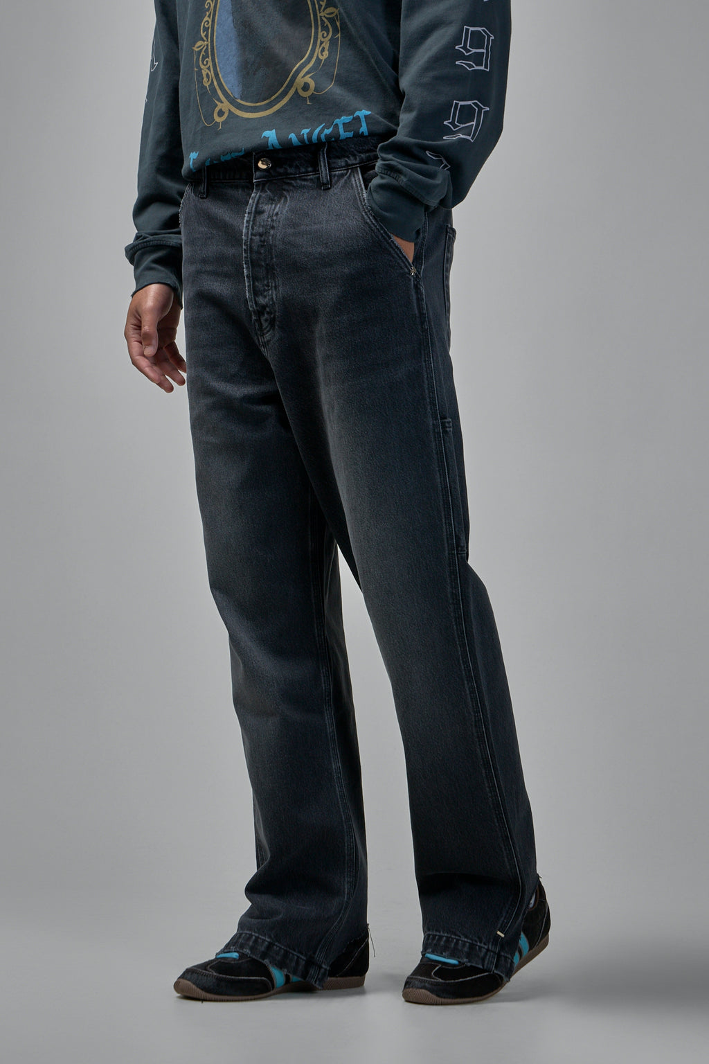 Phrase Work Zip Denim