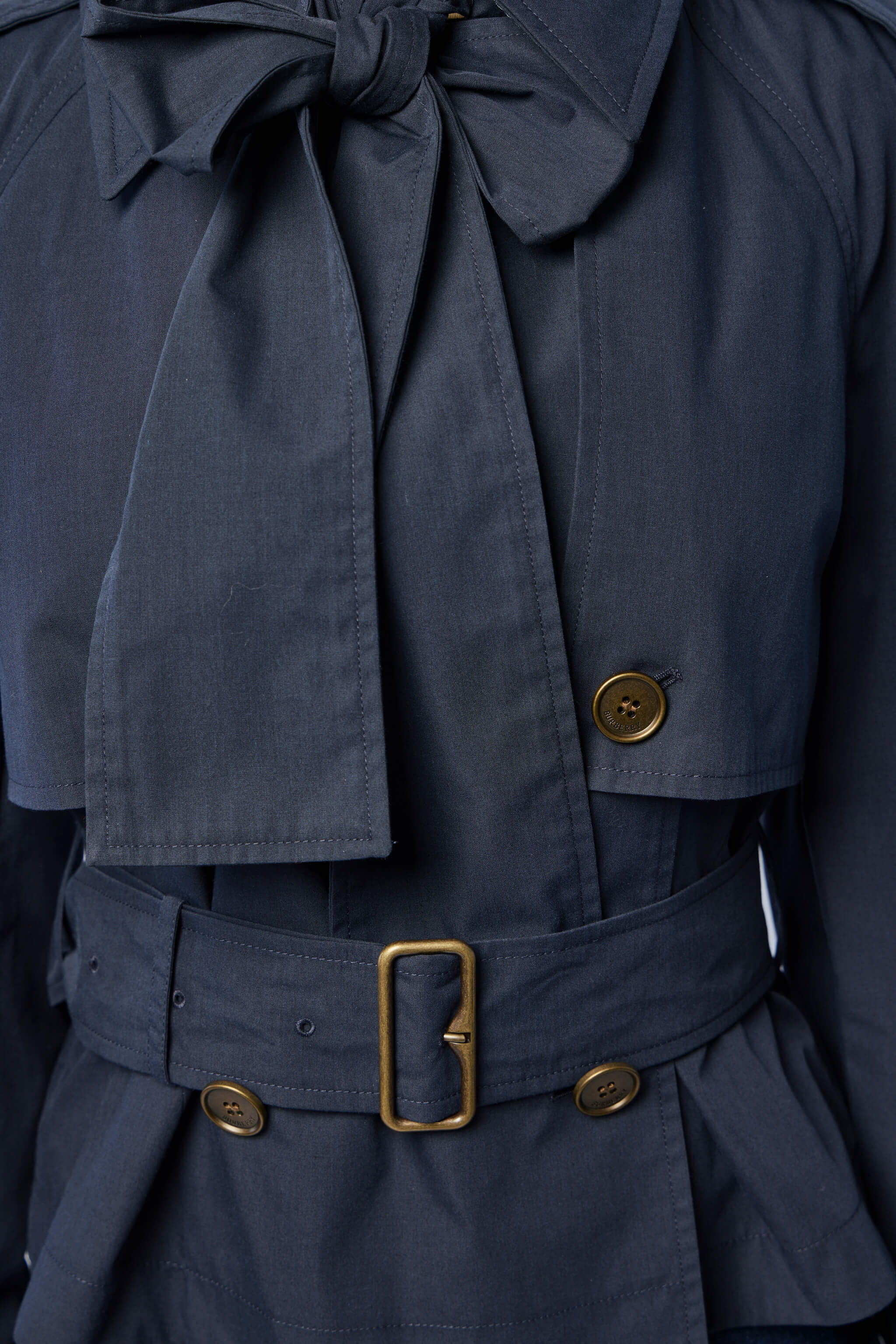 Short Canvas Trerose Trench Coat