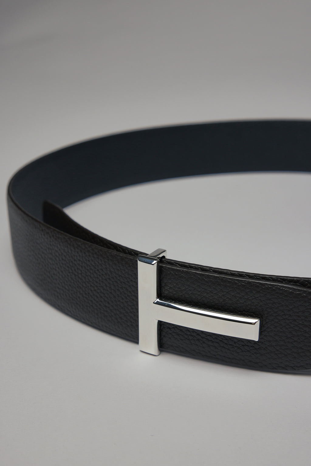 Soft Grain Leather Reversible T Belt 40MM