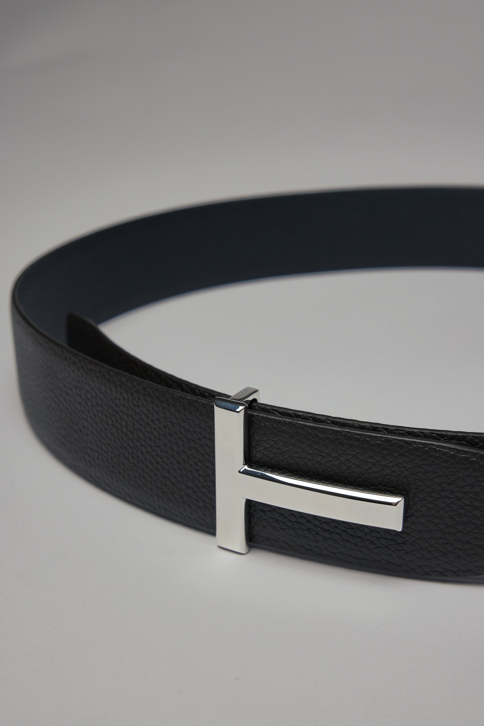 Soft Grain Leather Reversible T Belt 40MM