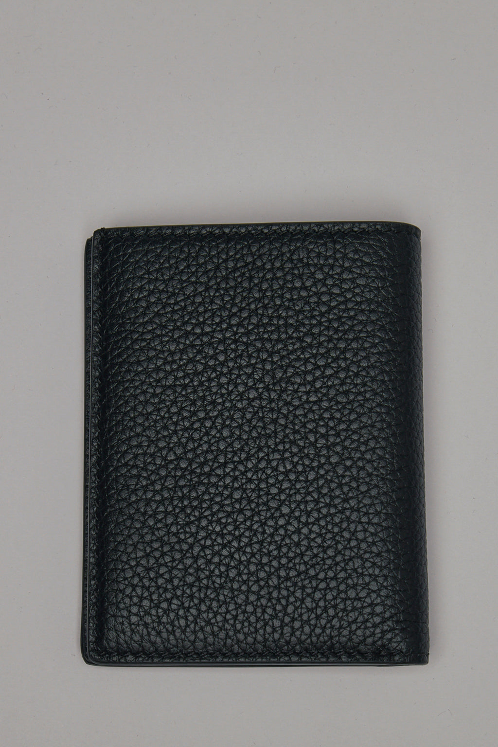 Soft Grain Leather T Line Folding Card Holder