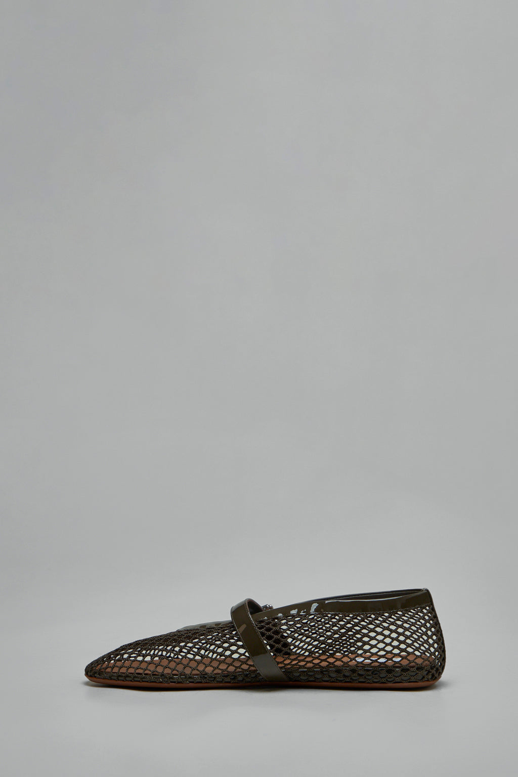 Ballet Flats In Fishnet