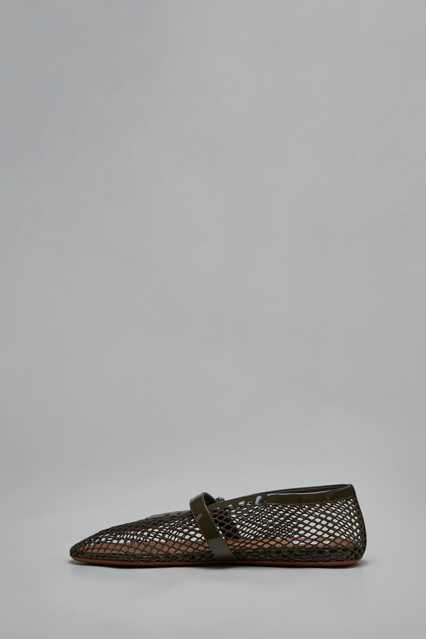 Ballet Flats In Fishnet