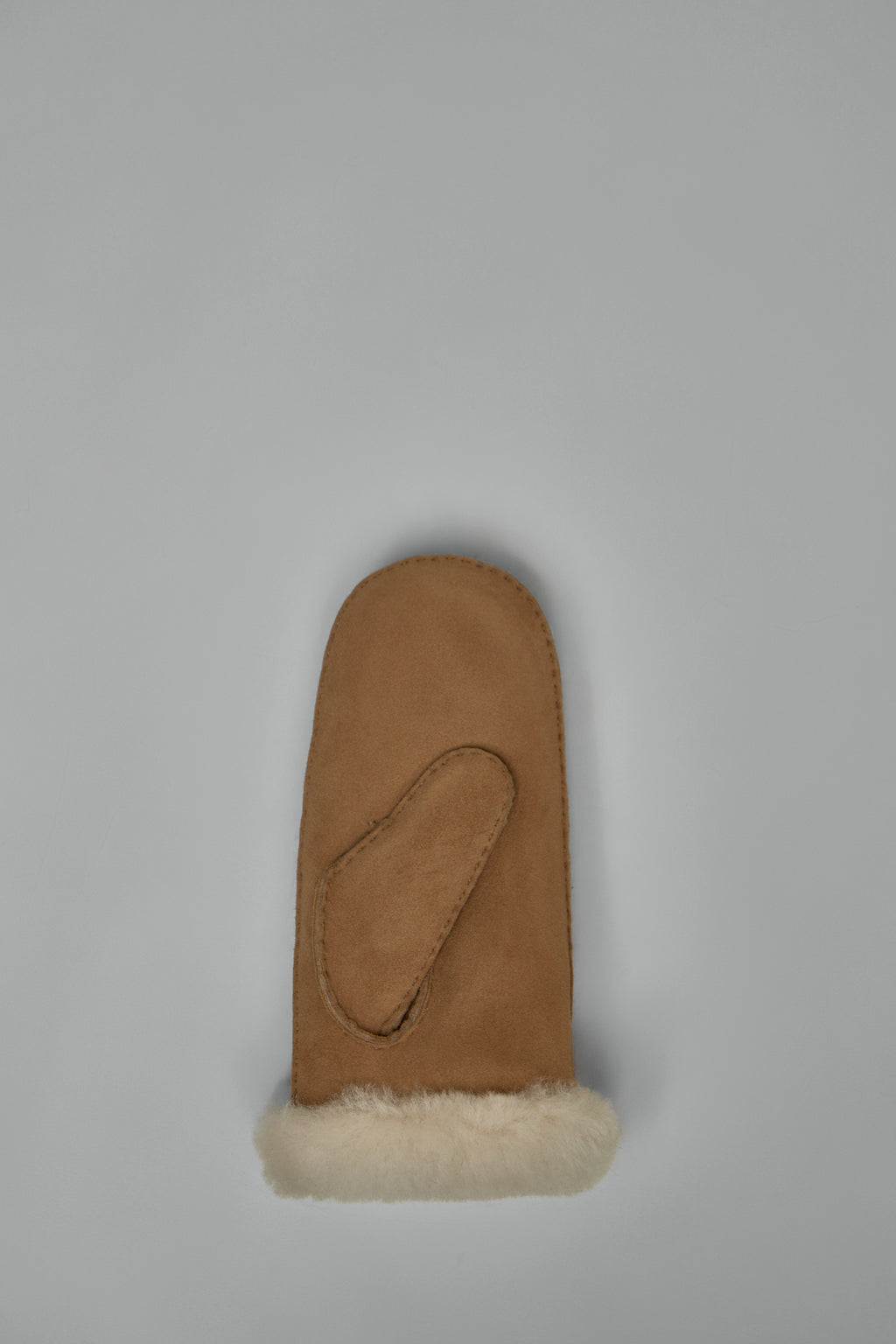 Sheepskin Embroider Mitten