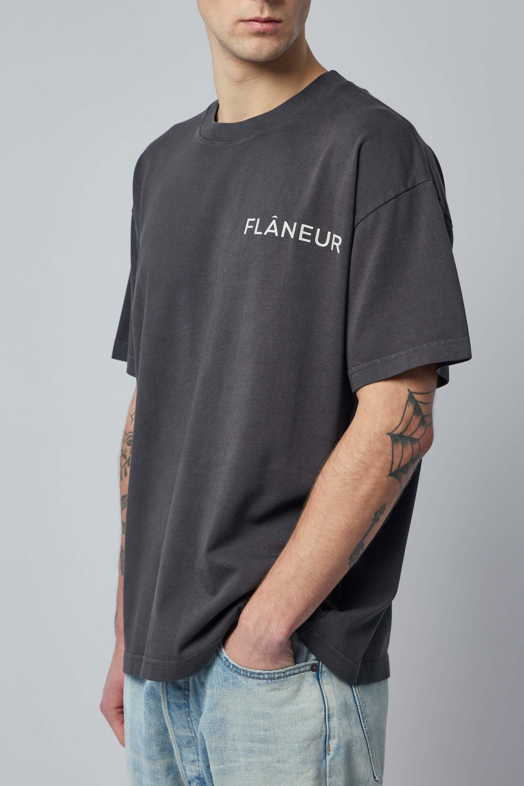 Double Logo T-shirt Washed