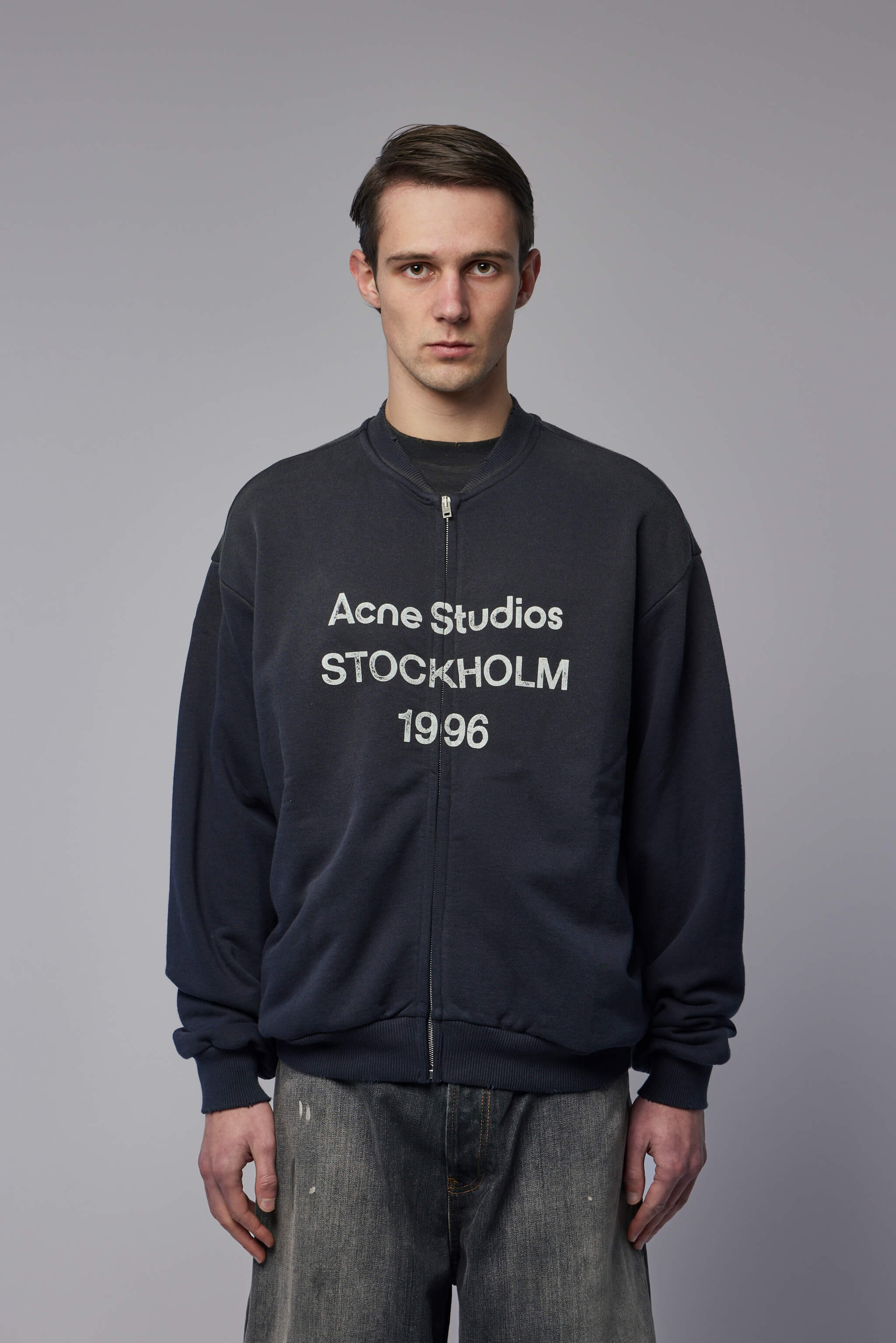 Acne Studios Zip Sweater Logo – LABELS