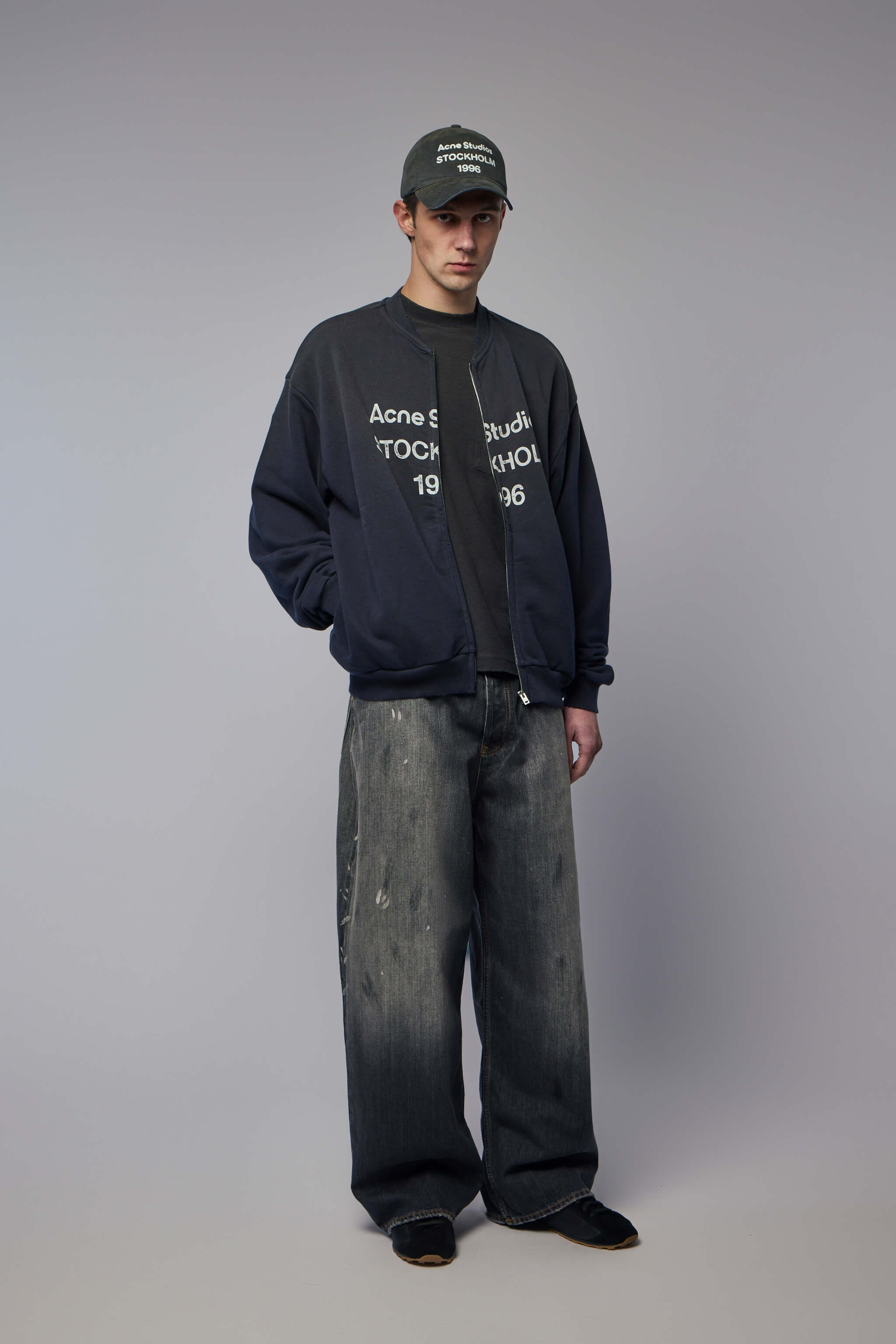Acne Studios Zip Sweater Logo – LABELS