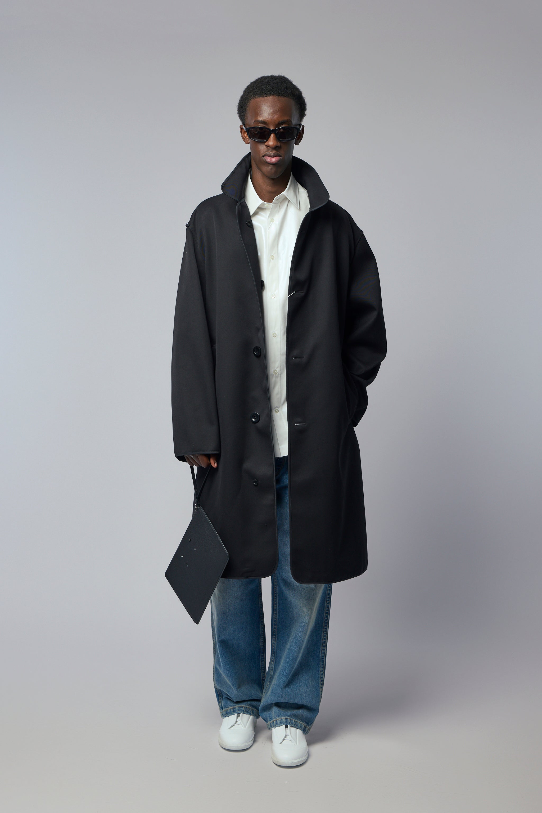 Maison Margiela Coats - Minimalist Black Design – LABELS