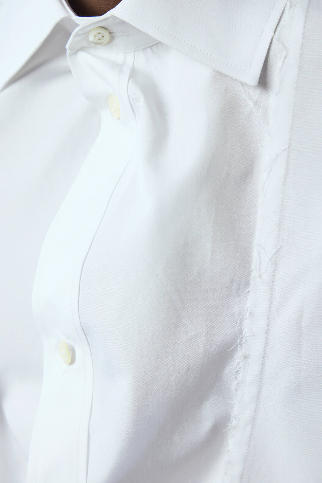 Folded Collar Cotton Shirt