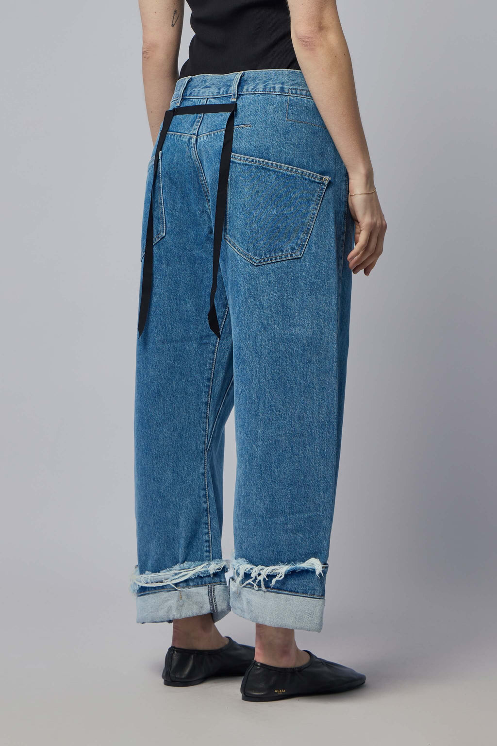 Oversized Denim Trousers