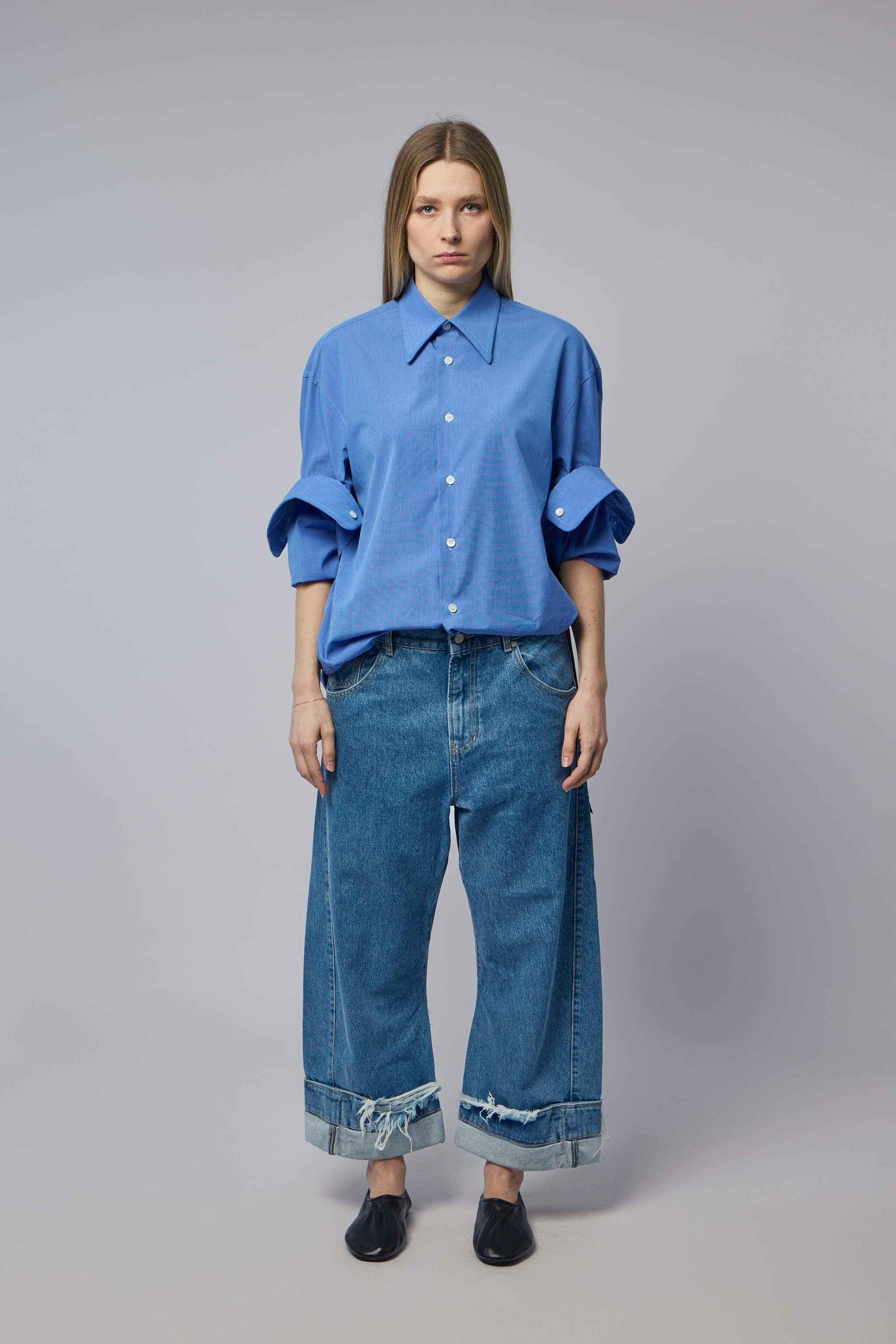 Oversized Denim Trousers