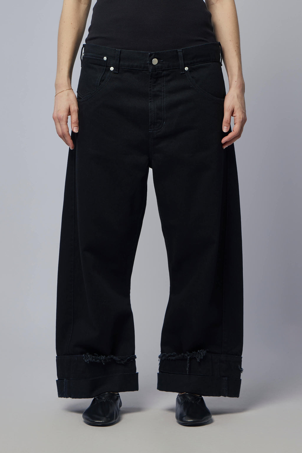 Oversized Denim Trousers